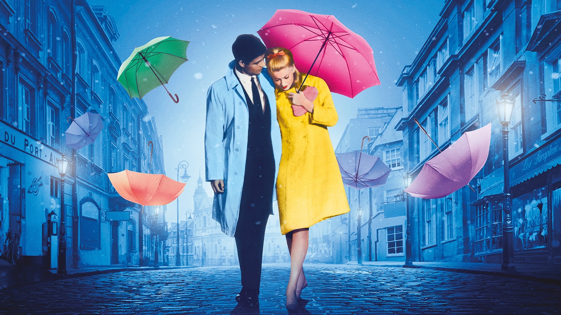 The Umbrellas of Cherbourg, Musical romance, French cinema gem, Visual splendor, 1920x1080 Full HD Desktop