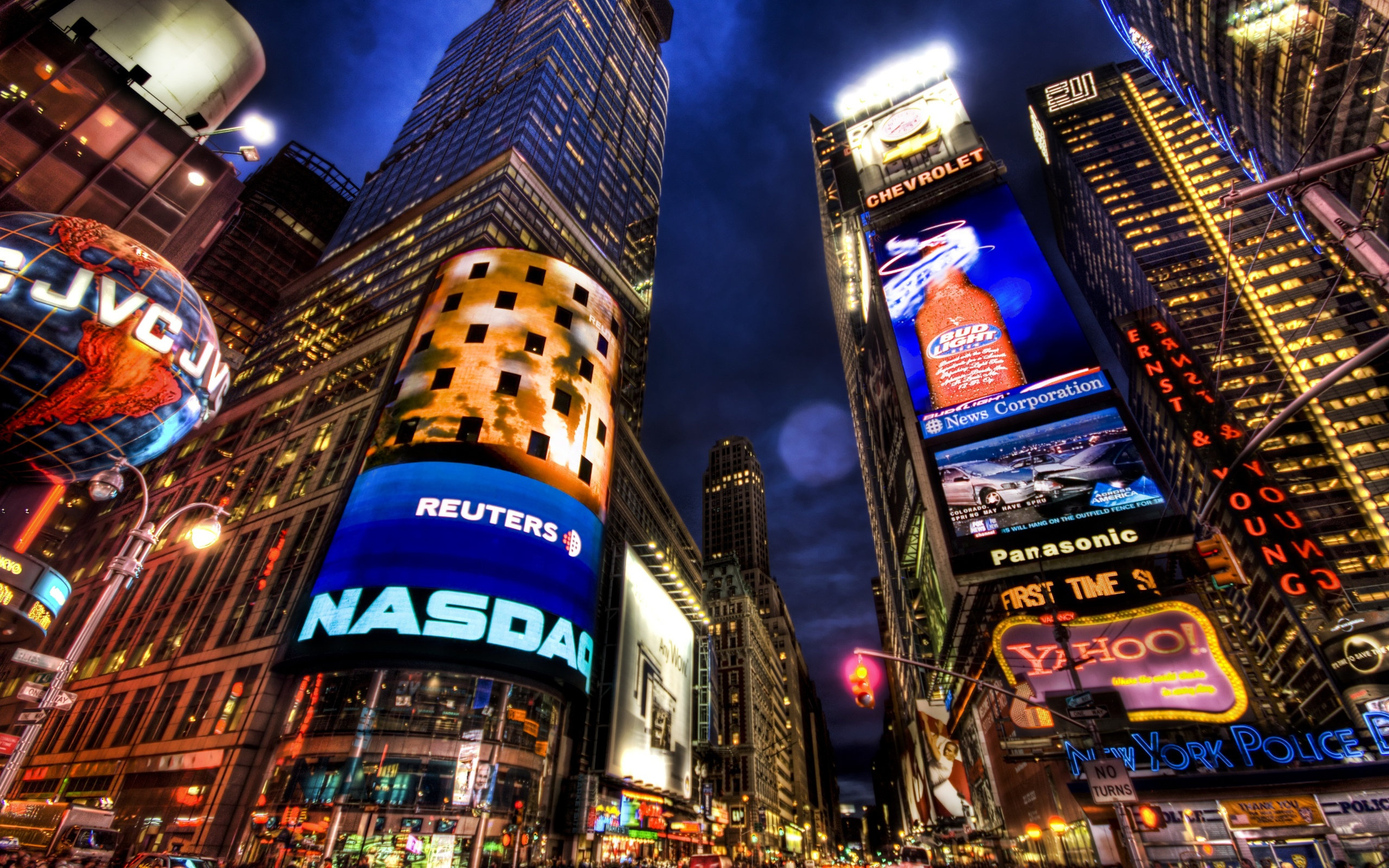 Times Square, Travels, New York City, HD wallpapers, 2560x1600 HD Desktop
