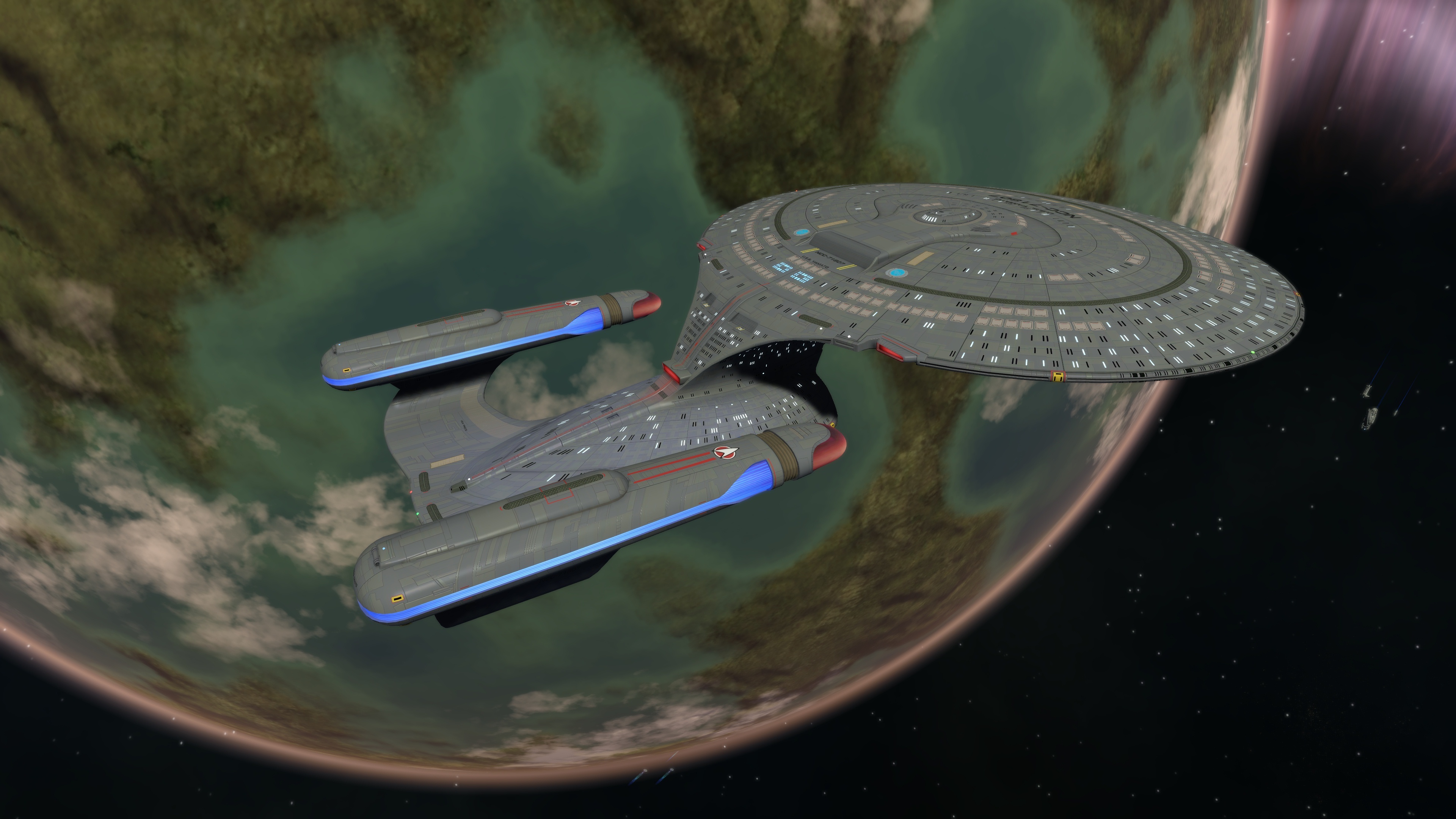 Star Trek Voyager, Yamato what if, Sci-fi imagination, Futuristic concepts, 3840x2160 4K Desktop