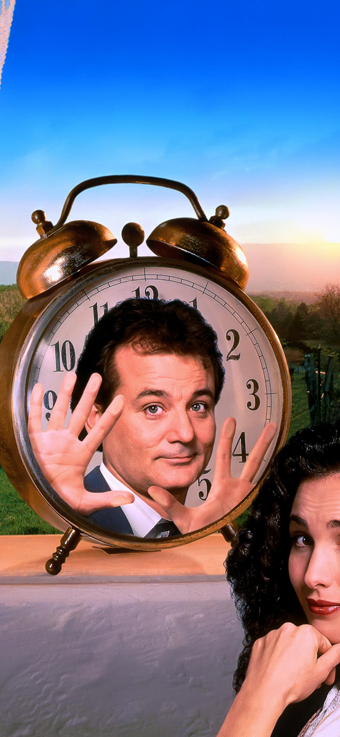 Groundhog Day (Holiday): Movie, A self-centered TV weatherman mysteriously begins living the same day again and again. 1130x2440 HD Wallpaper.