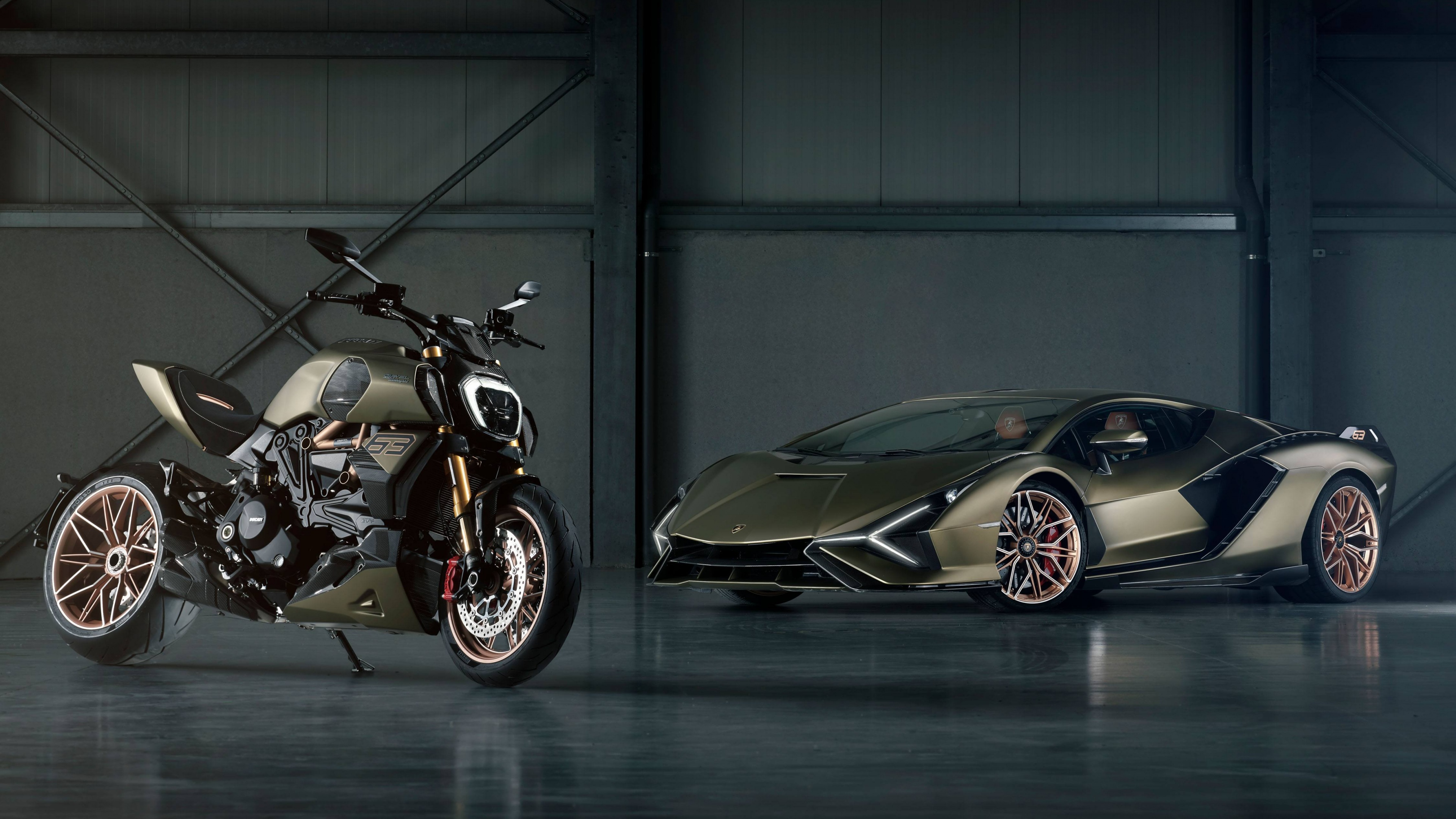 Ducati Diavel 1260, Lamborghini wallpaper, 4K Lamborghini, Sin FKP 37, 3840x2160 4K Desktop