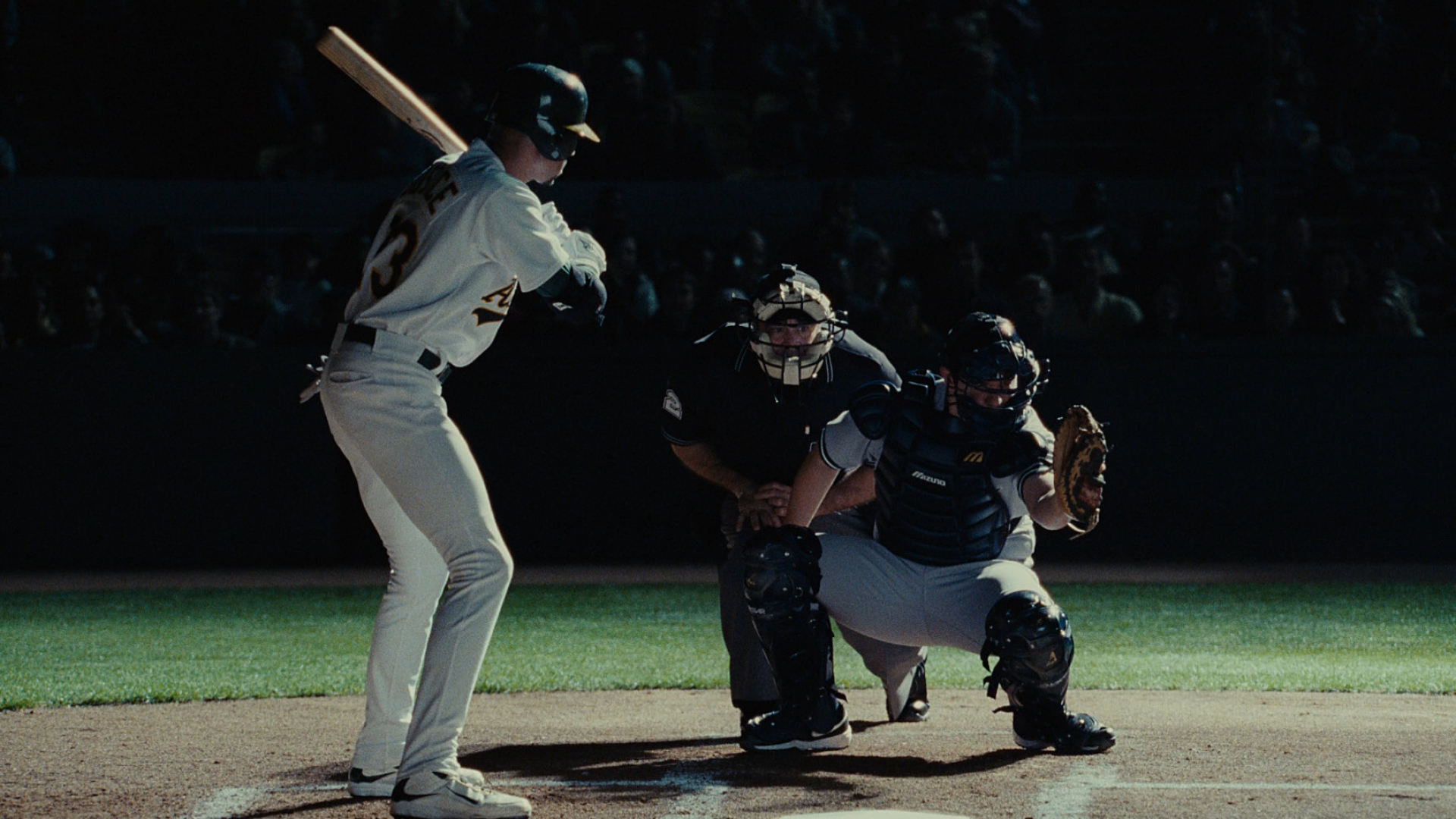 Moneyball: The movie is based on the book "Moneyball: The Art of Winning an Unfair Game". 1920x1080 Full HD Background.