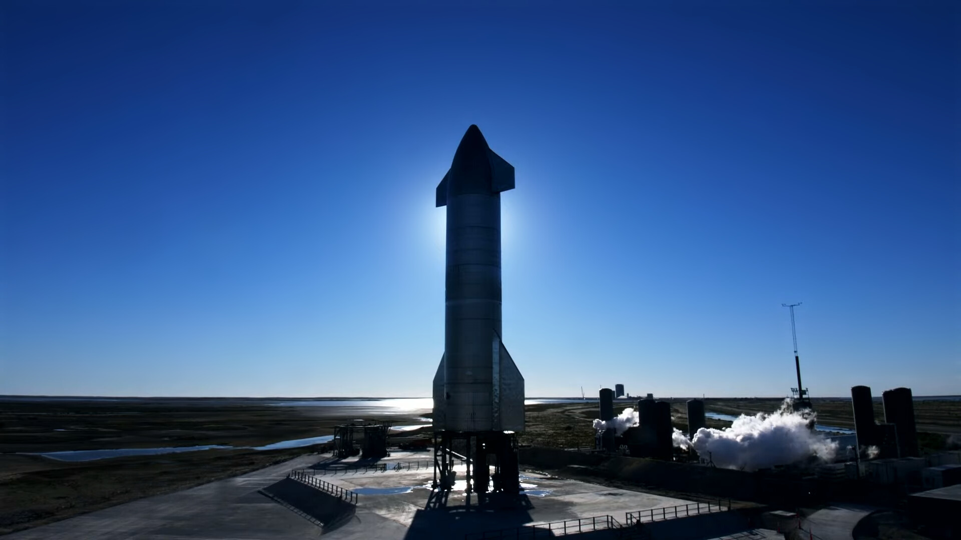 SpaceX: Starship SN8, A fully reusable, super heavy-lift launch vehicle. 1920x1080 Full HD Wallpaper.