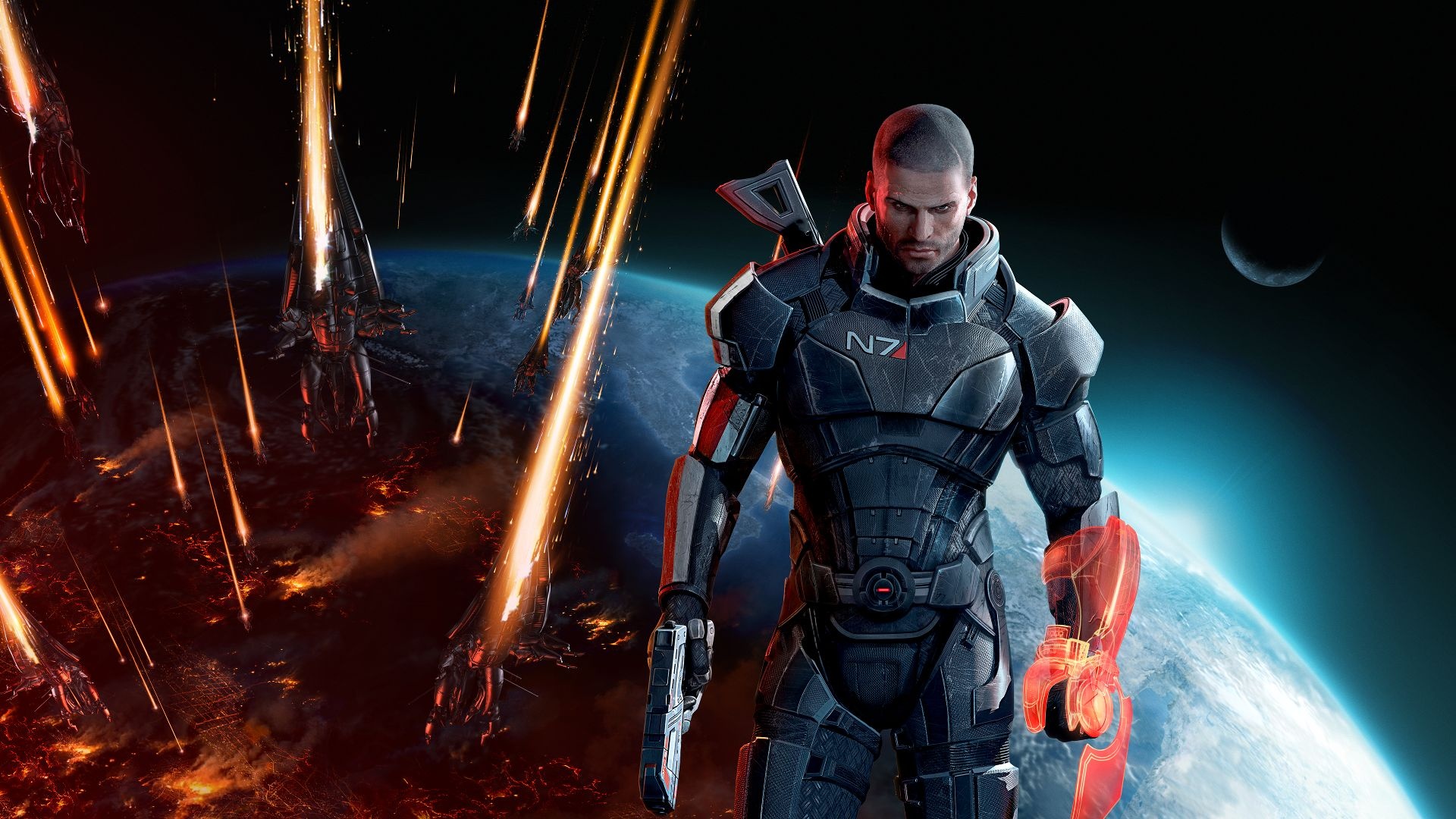 Mass Effect 3, Epic sci-fi adventure, Immersive gaming experience, Unforgettable battles, 1920x1080 Full HD Desktop