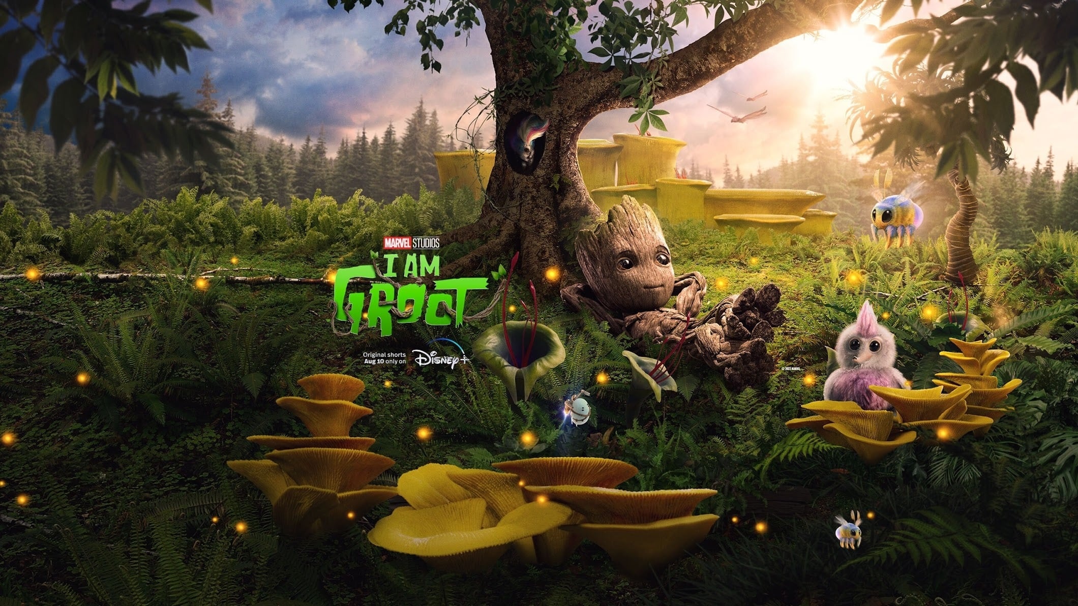 I Am Groot, TV Series, Animated adventure, Marvel character, 2120x1200 HD Desktop