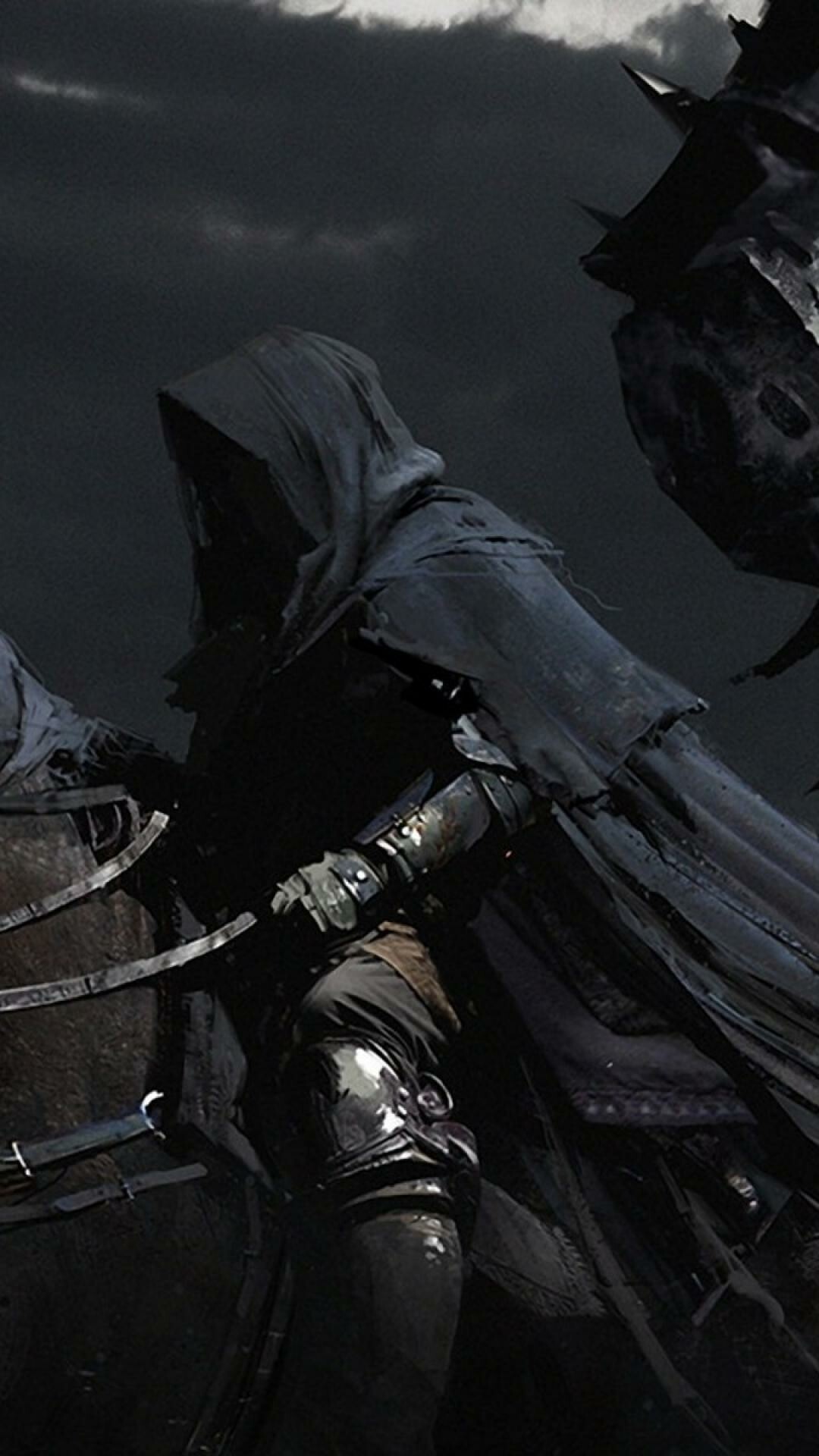 The Lord of the Rings: Nazgul, Sauron's “most terrible servants”. 1080x1920 Full HD Background.