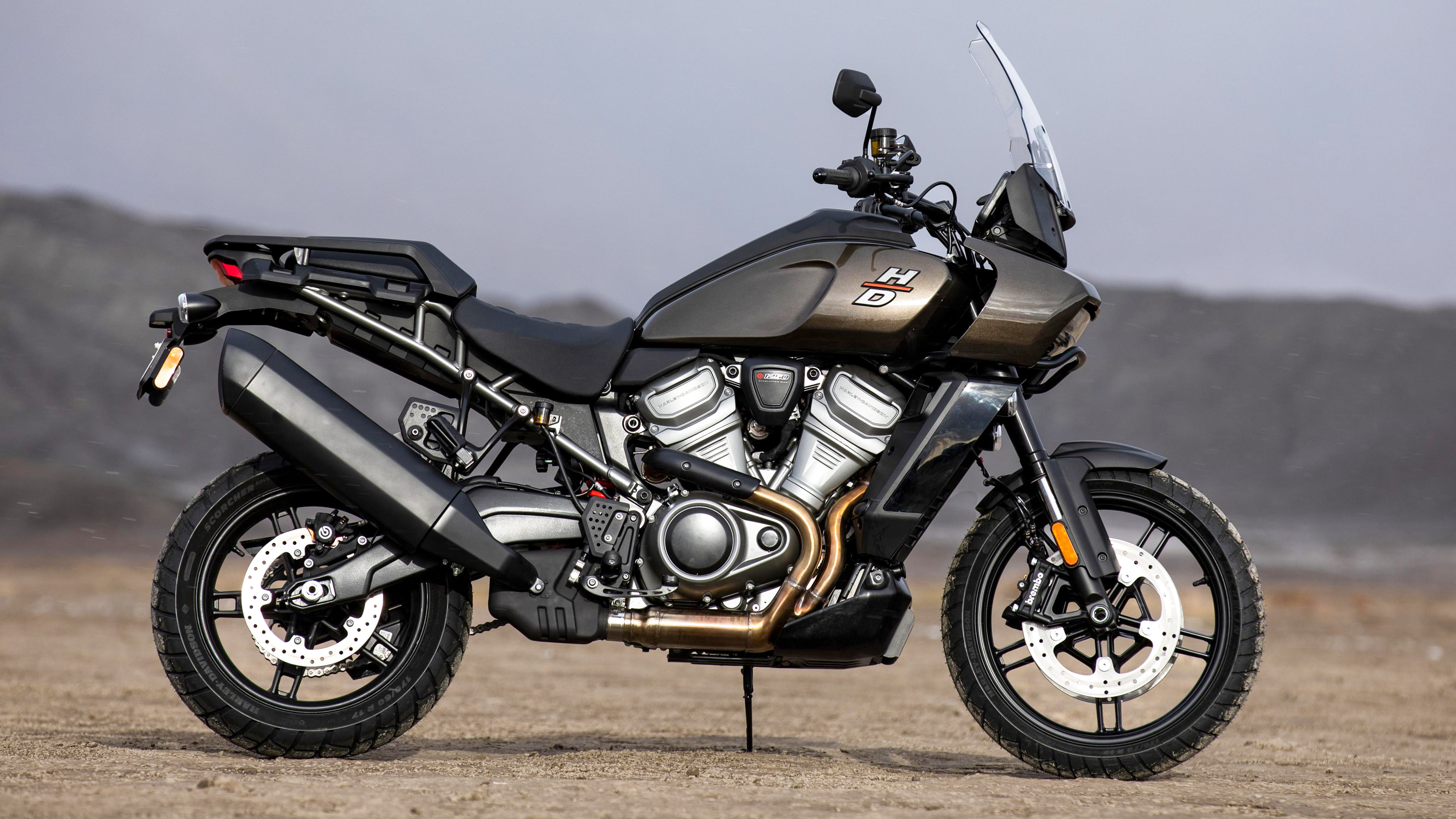 Harley-Davidson Pan America, Auto adventure, 1250cc power, Motorcycle milestone, 3840x2160 4K Desktop