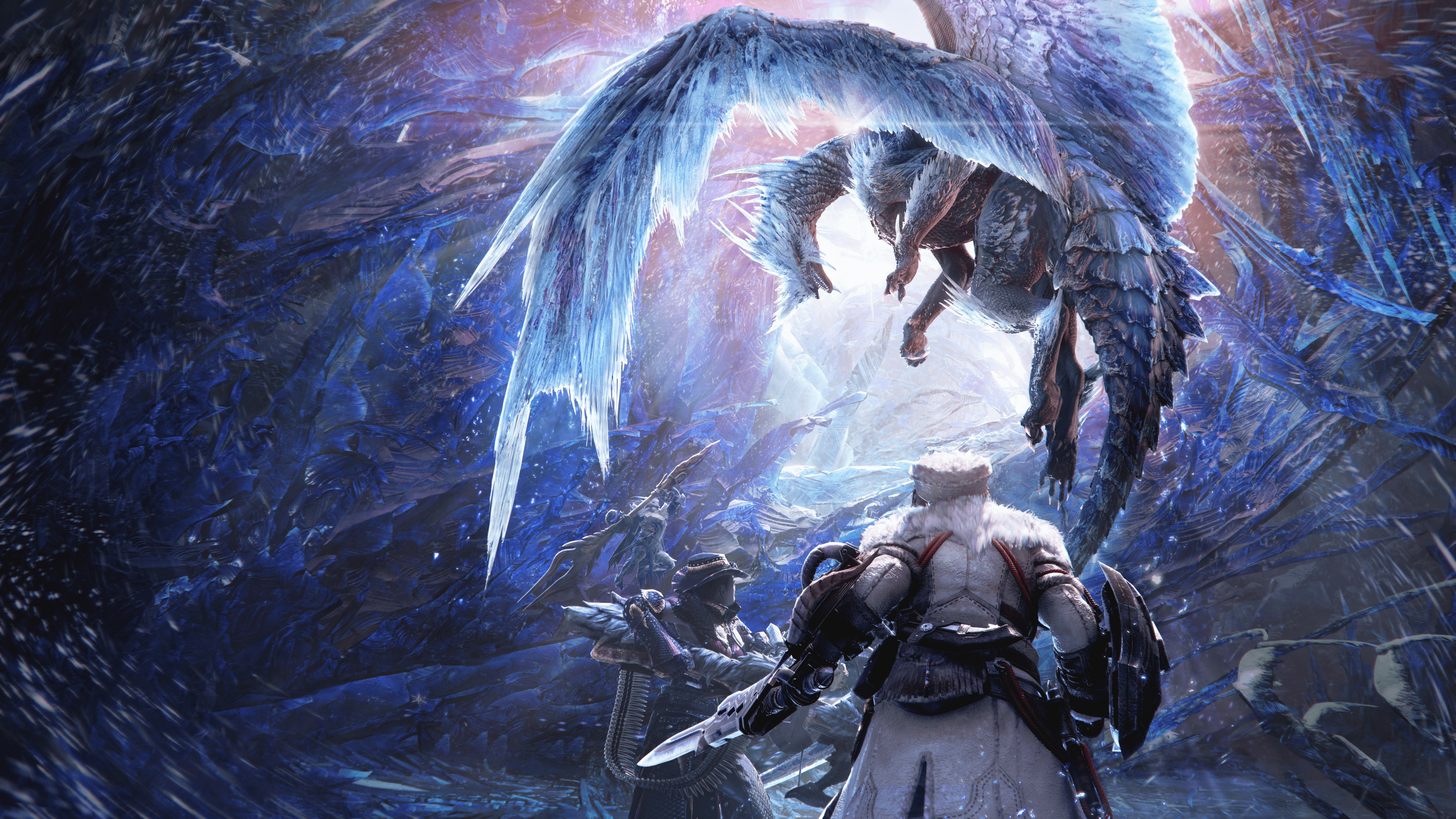 Ice Dragon, Gaming wallpapers, Power of ice, Dragon artwork, 3840x2160 4K Desktop
