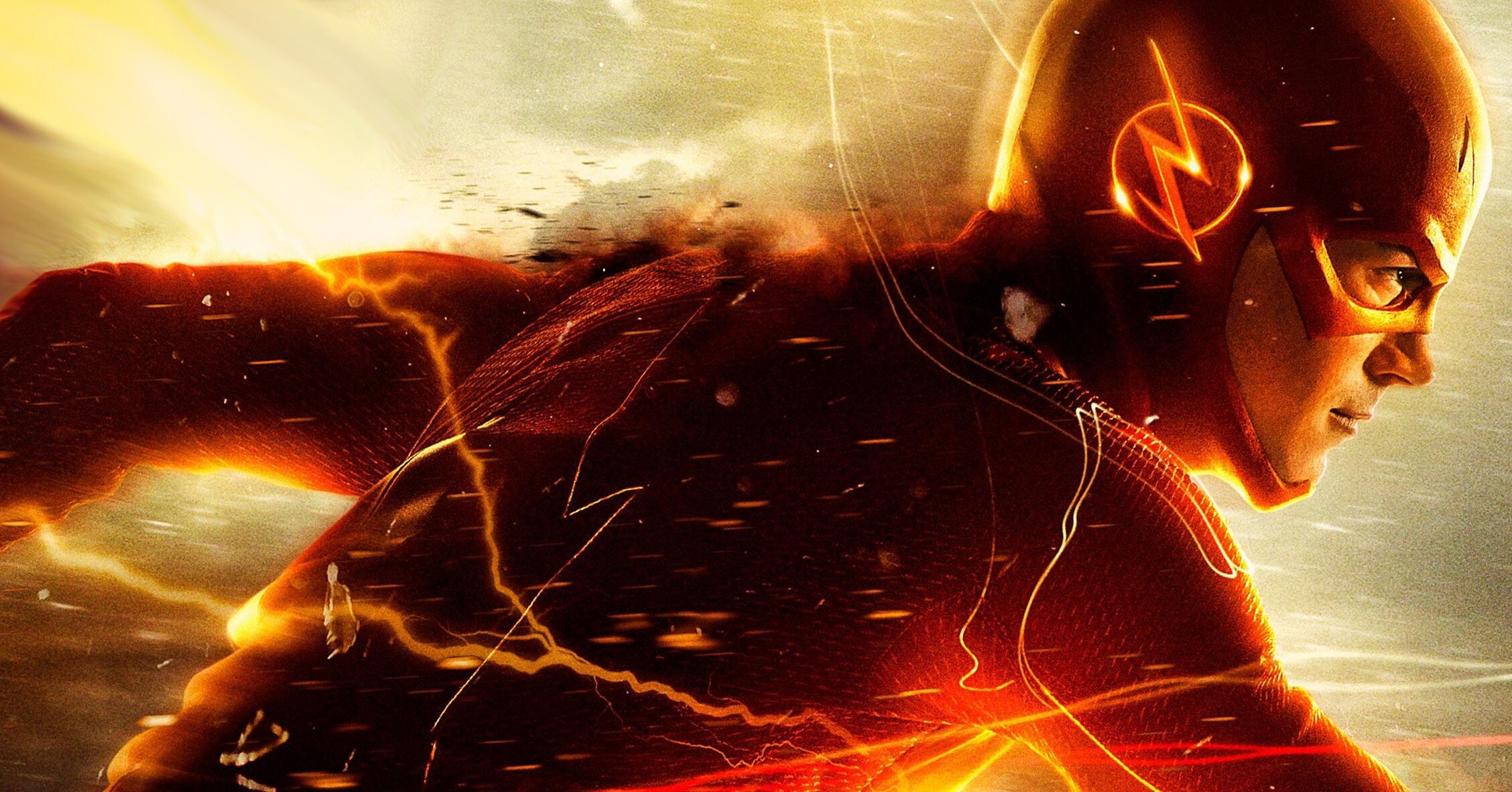 Flash (DC): Barry Allen, Able to perceive events that last less than an attosecond, and react within a femtosecond. 2260x1190 HD Wallpaper.