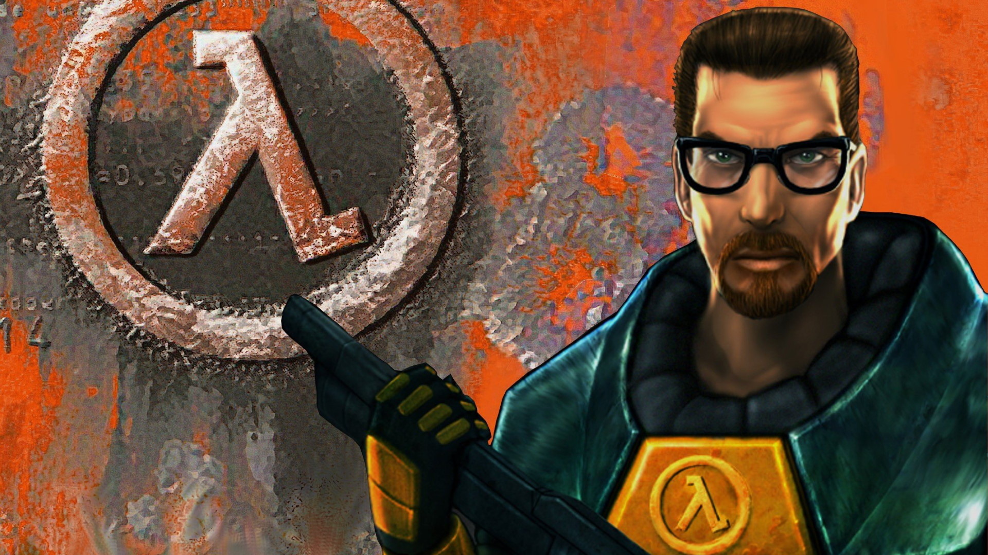 Half-Life game, Official image, New release cover, 01net. com, 1920x1080 Full HD Desktop