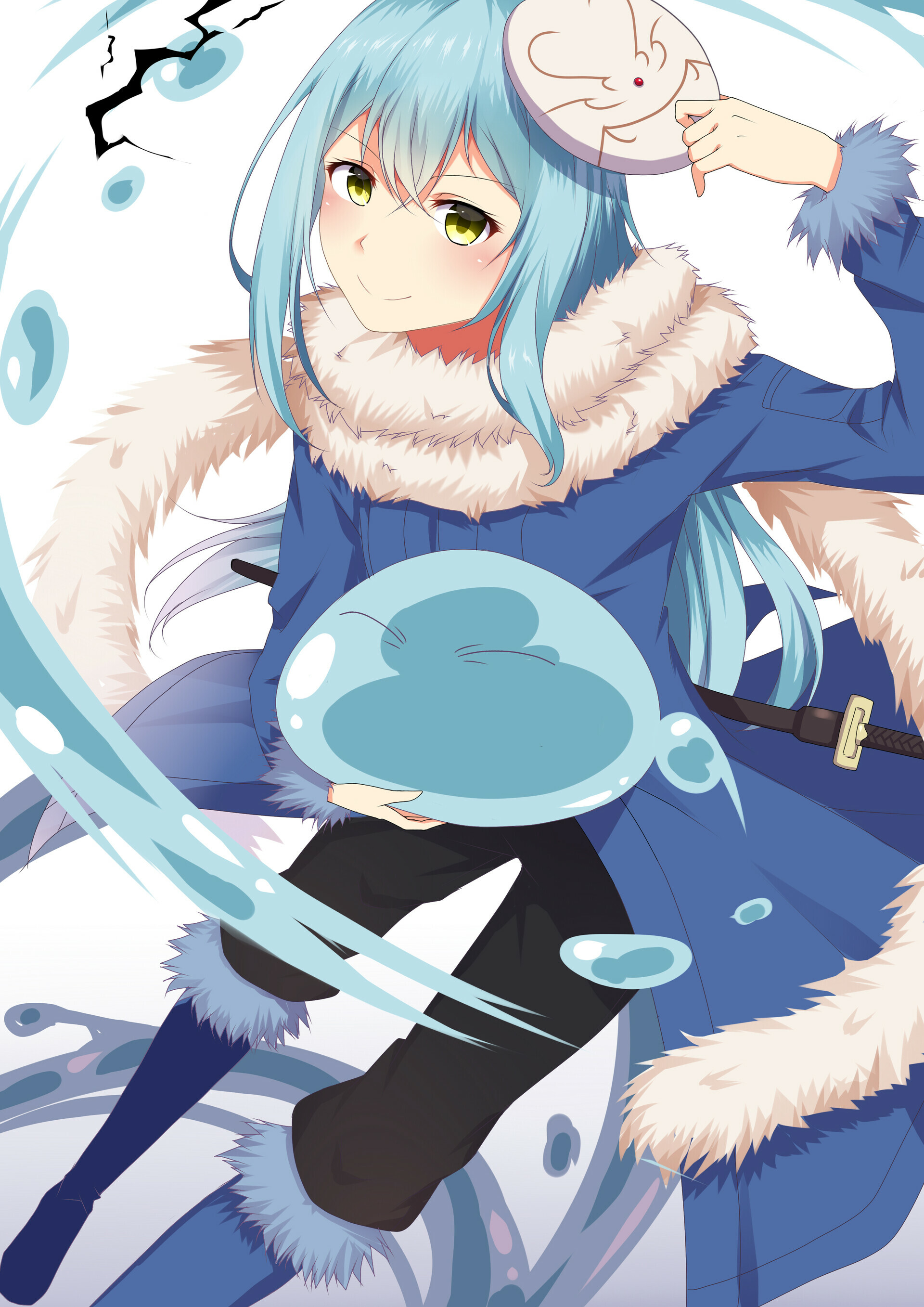 That Time I Got Reincarnated as a Slime: Voiced by Miho Okasaki in Japanese and Brittney Karbowski in English. 1920x2720 HD Wallpaper.