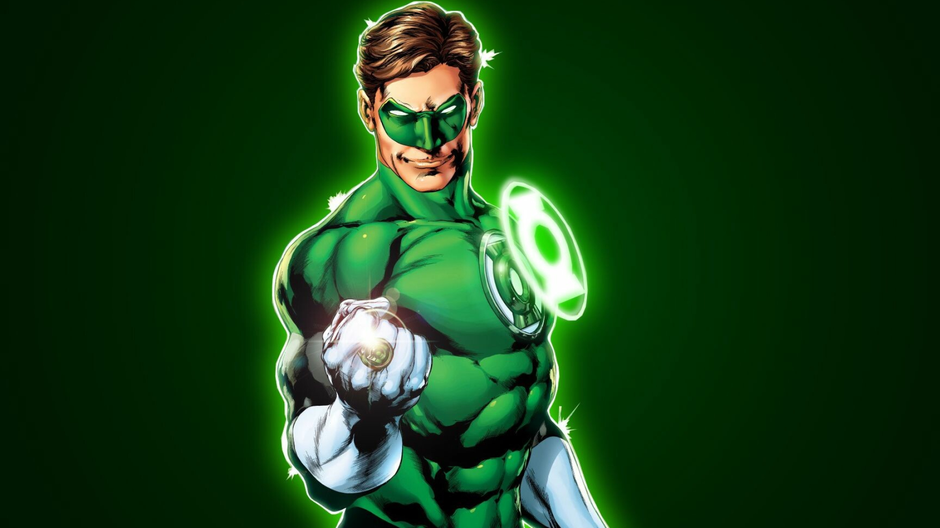 Green Lantern: Hal Jordan, upholding justice and defeating evil. 1920x1080 Full HD Background.