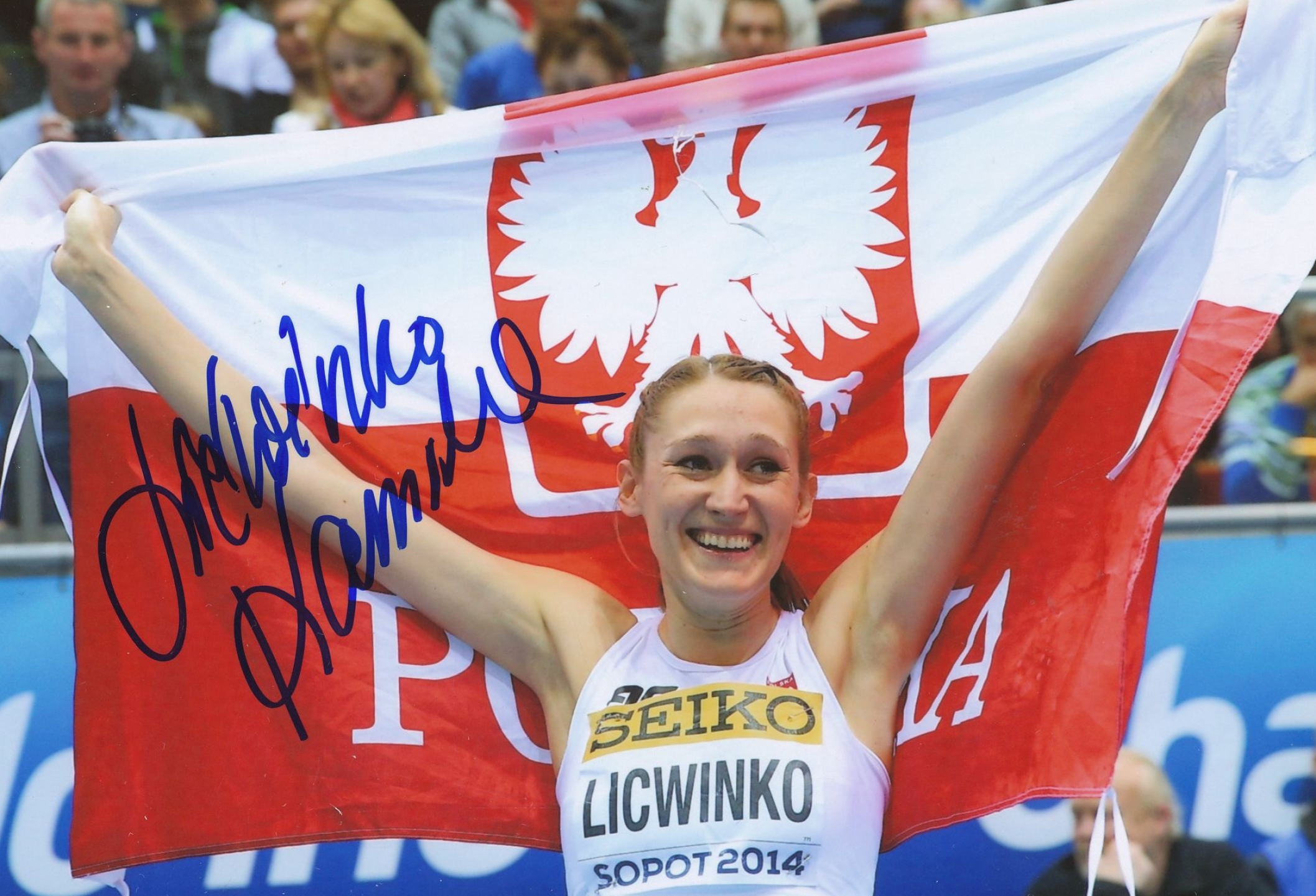 Kamila Licwinko, Kelocks autogramme, Polen Leichtathletik, Autogramm, 2120x1450 HD Desktop