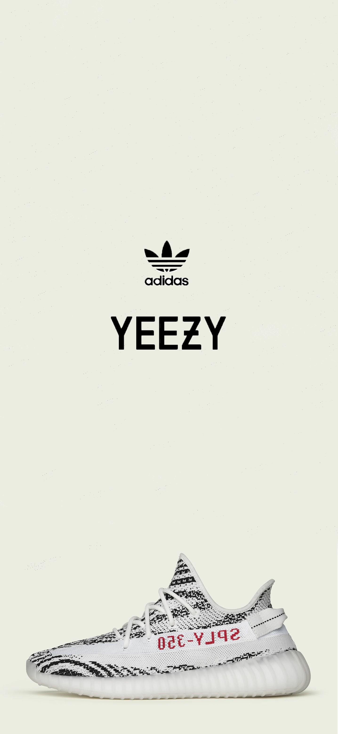 Yeezy: The brand offered sneakers in limited edition colorways. 1440x3120 HD Background.
