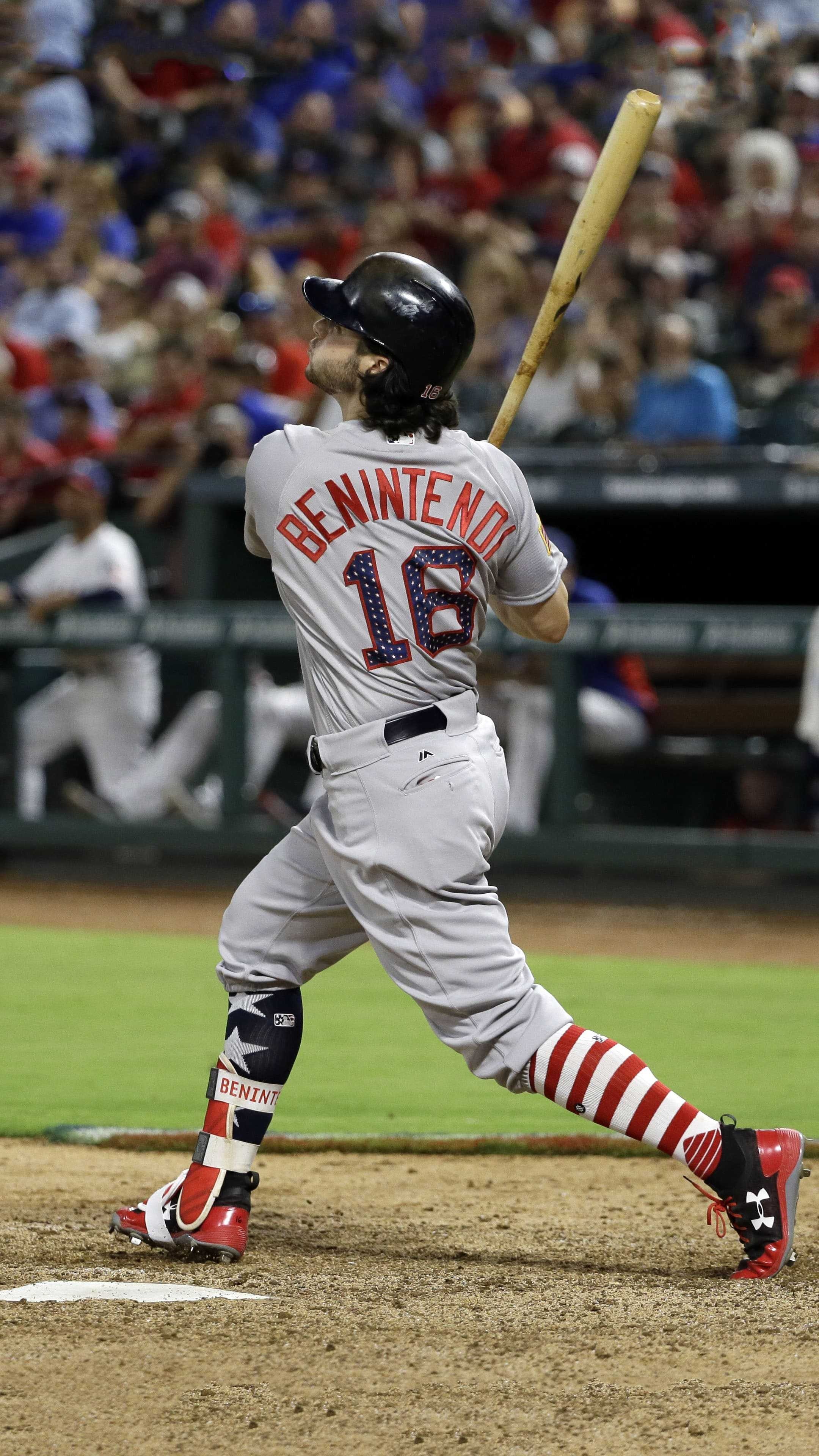 Boston Red Sox: Andrew Benintendi, American professional baseball outfielder, MLB. 2160x3840 4K Wallpaper.