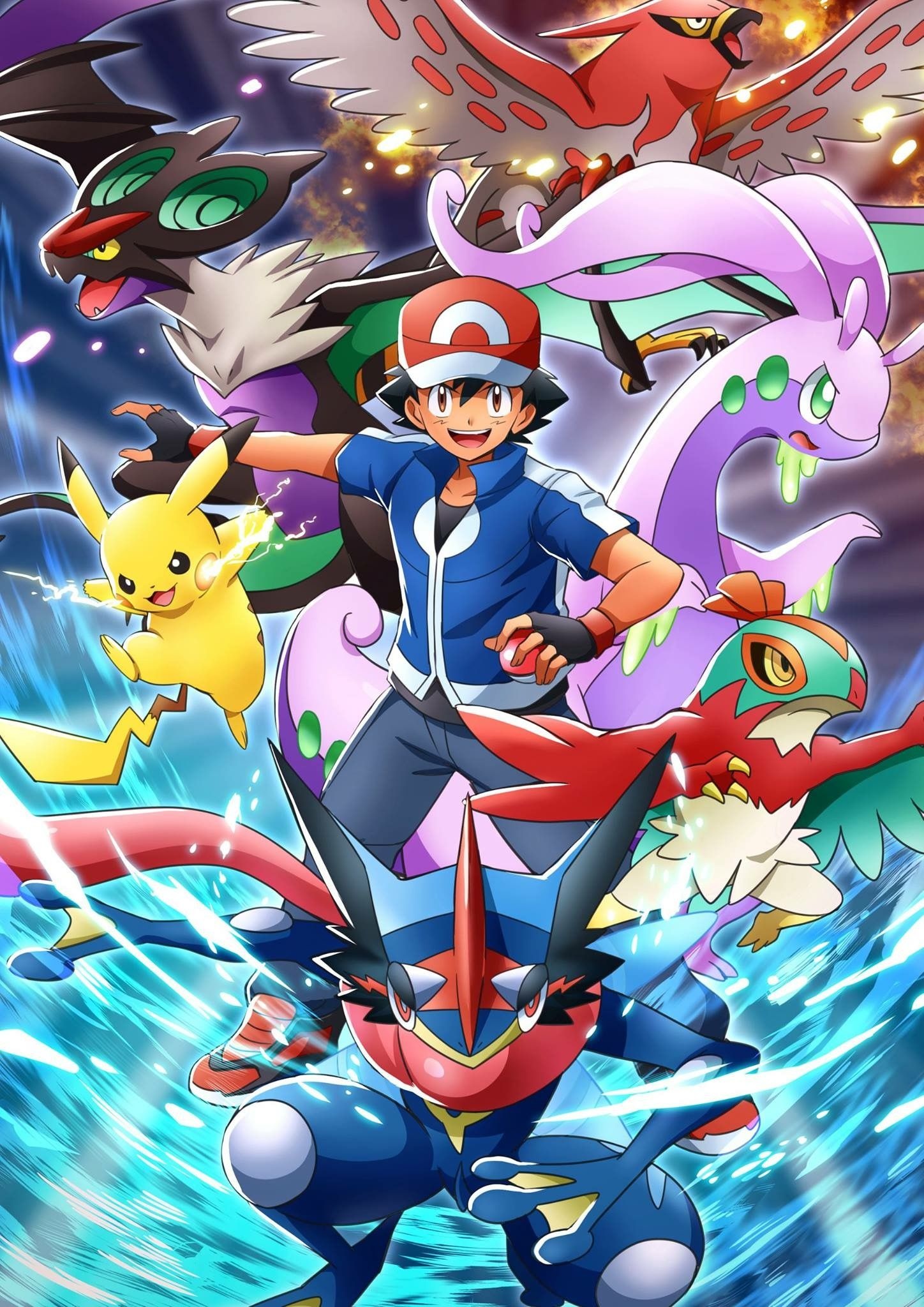 Greninja: The Pokemon's signature ability, introduced in Generation VII, is Battle Bond. 1450x2050 HD Background.