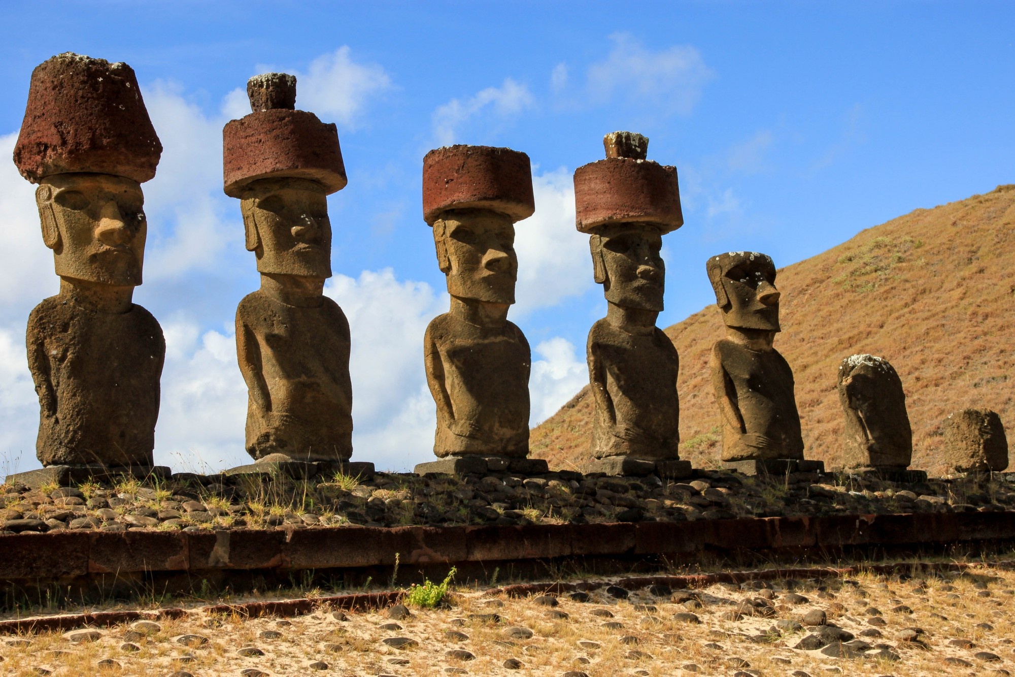 Easter Island, Captivating Polynesian heritage, Mysterious megaliths, Treasured artifacts, 2000x1340 HD Desktop