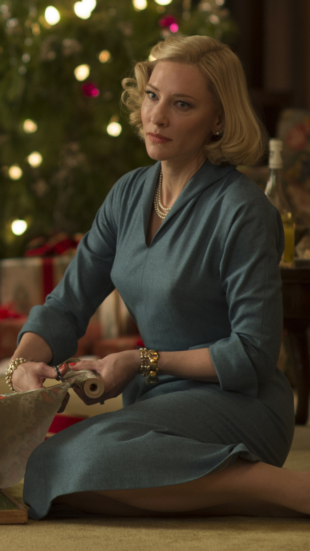 Cate Blanchett, Movies, Movie Carol, 1080x1920 Full HD Phone