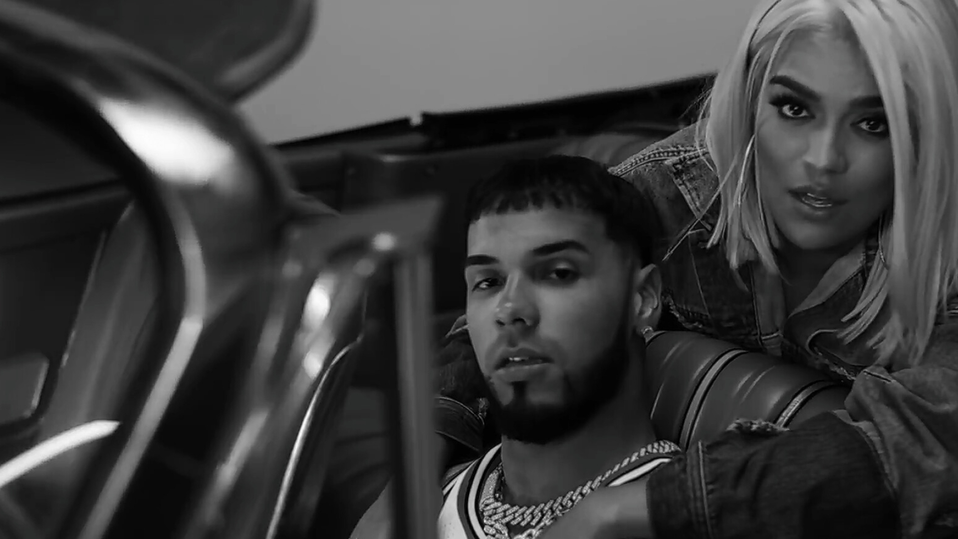 Anuel AA: Known for relationship with a Colombian singer Karol G. 1920x1080 Full HD Background.