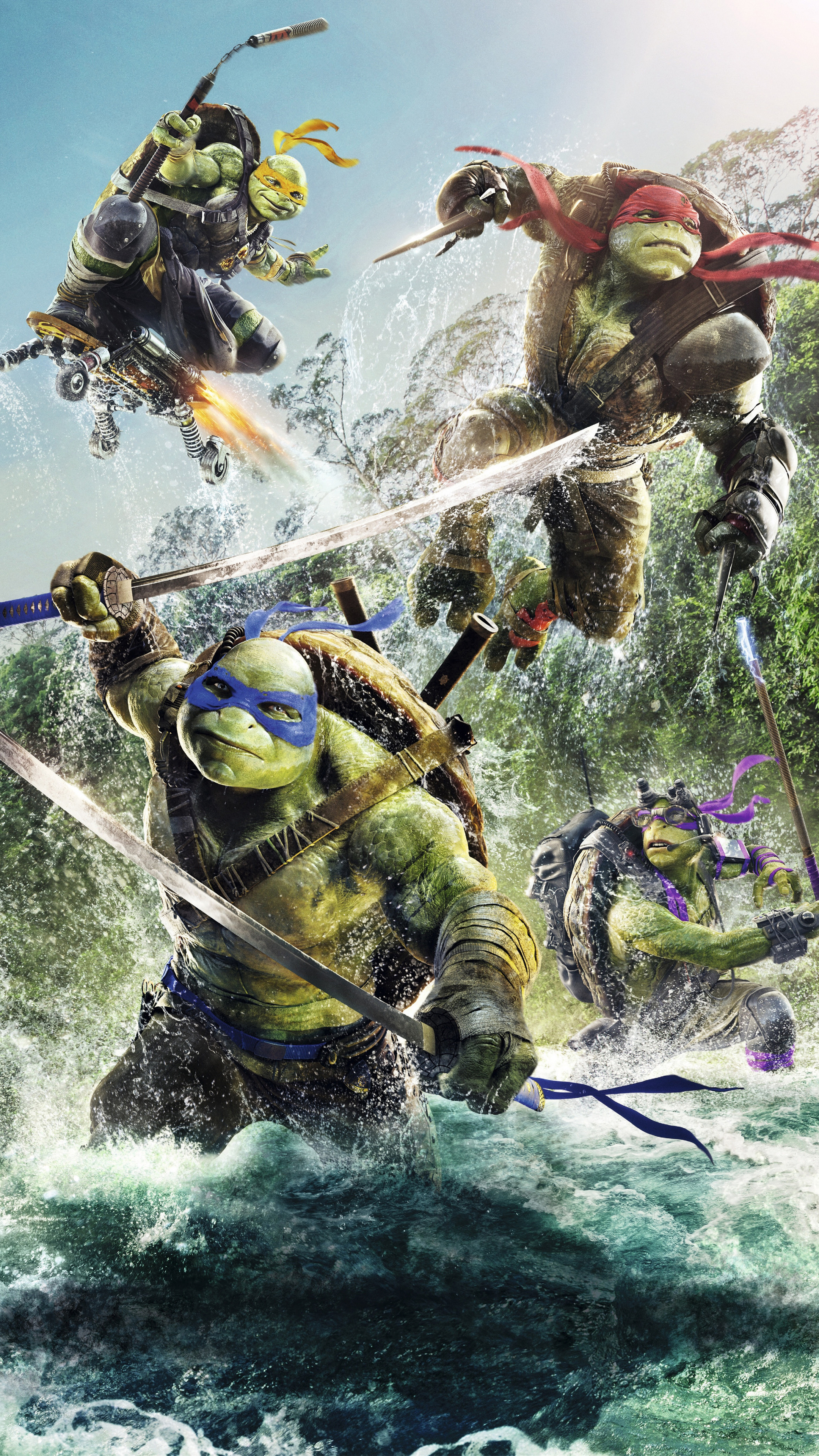 Mutant Ninja Turtles, 4K wallpapers, Sony Xperia, HD images, 2160x3840 4K Phone