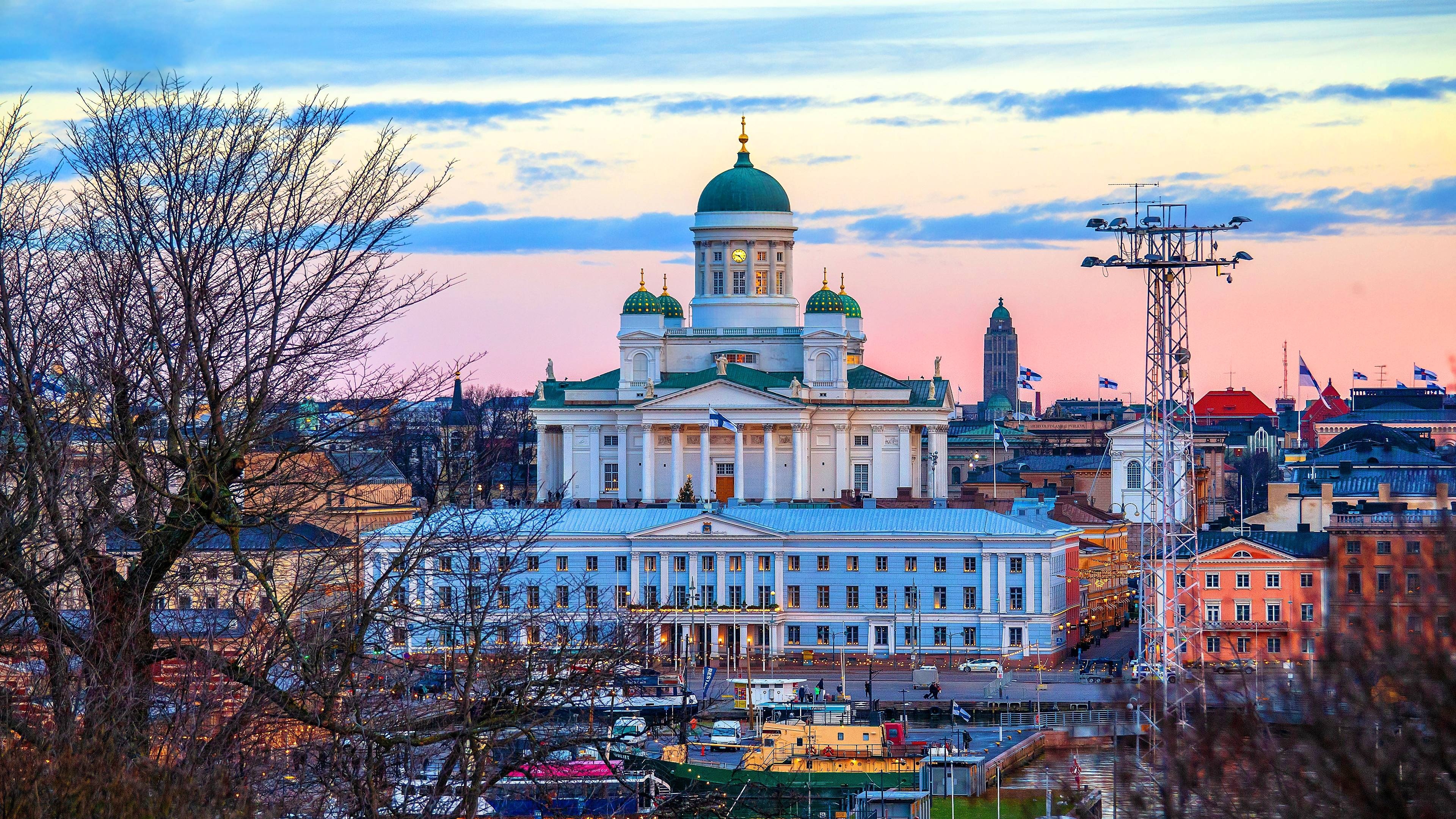 Helsinki Travels, Reisen Helsinki, Finland, cathedral, 3840x2160 4K Desktop