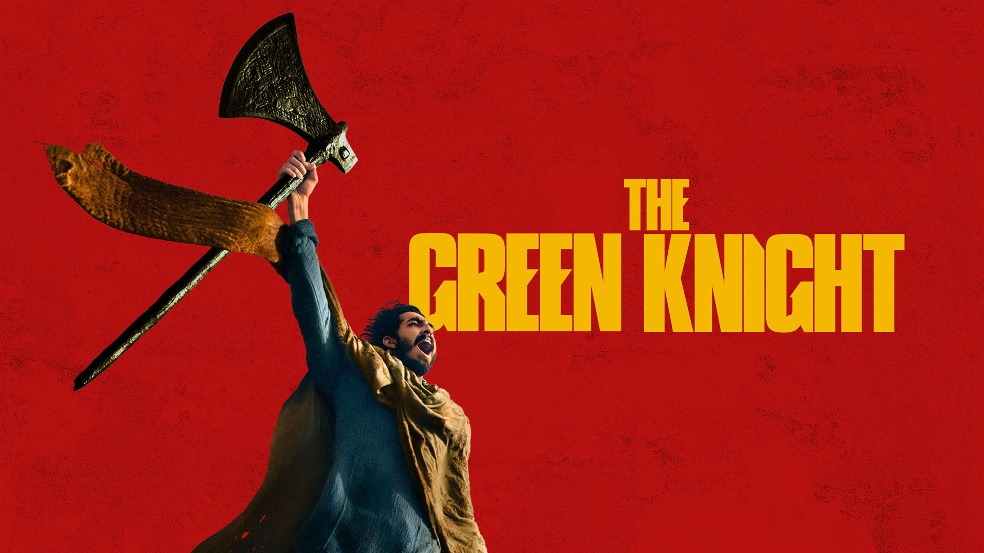 The Green Knight: David Lowery's 2021 film, Poster. 1920x1080 Full HD Background.