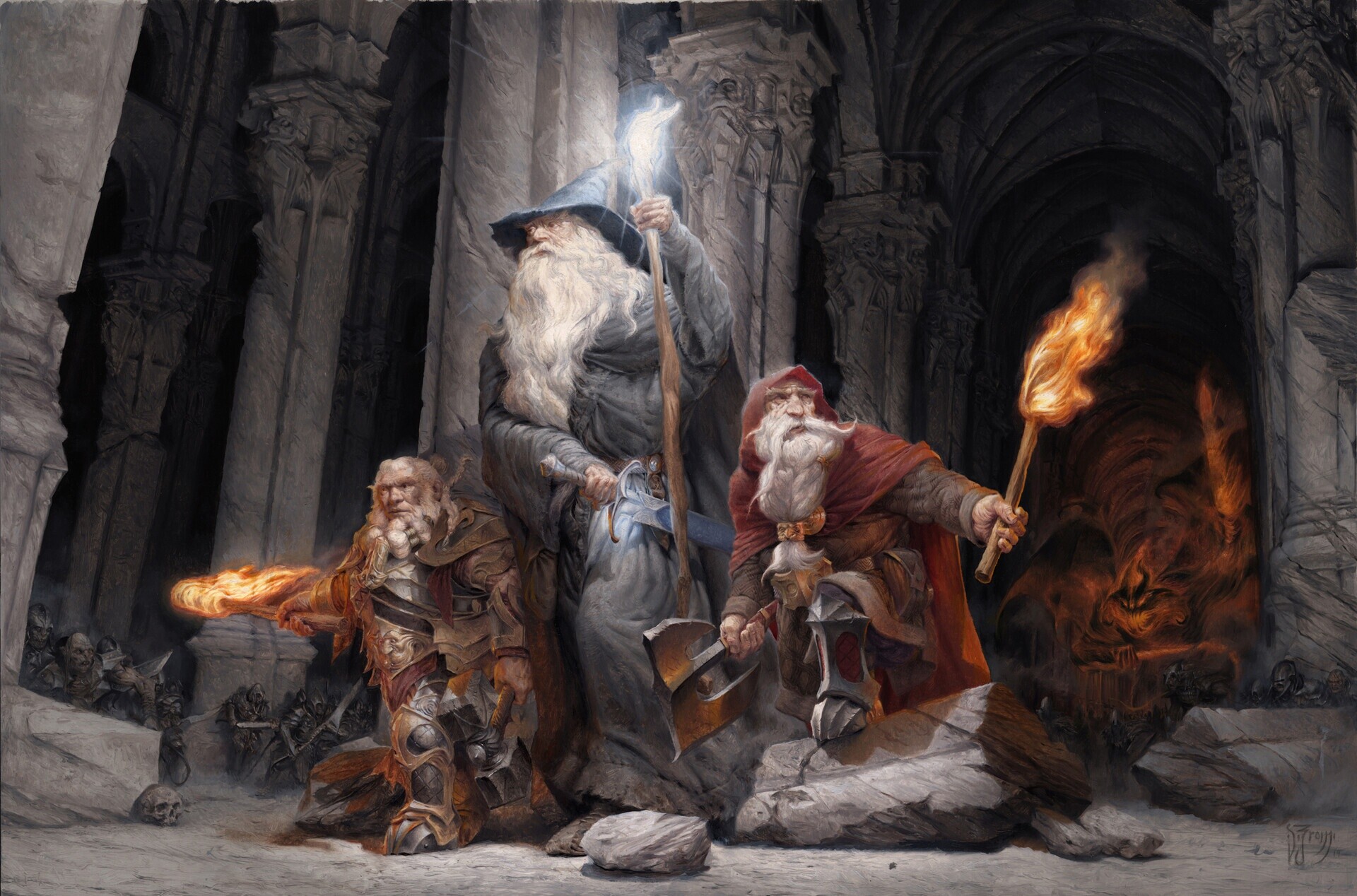 Dwarf: Gandalf, Lord of the Rings, Protagonist, Wizard. 1920x1270 HD Wallpaper.