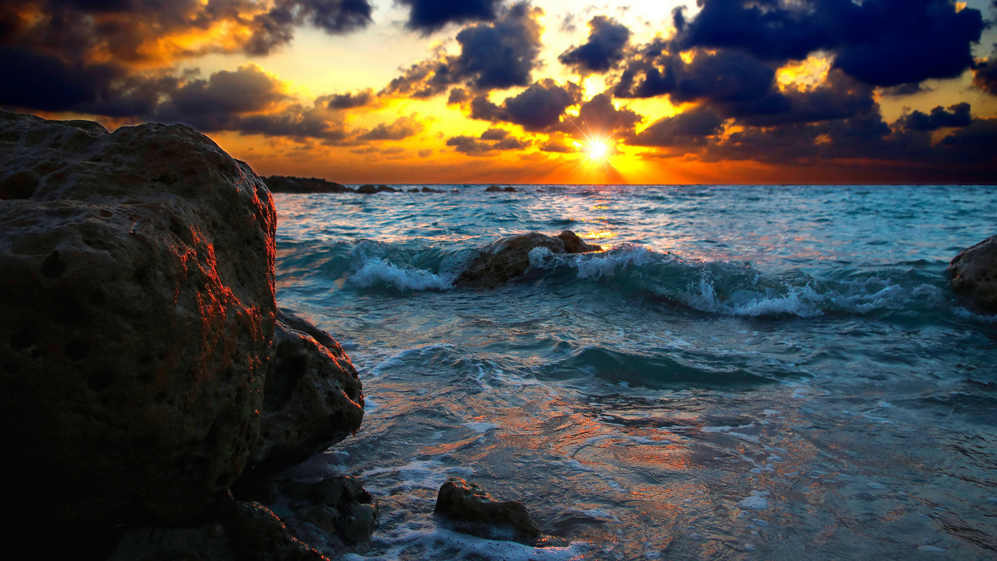 Ocean landscape, 320 wallpapers, Coastal beauty, 4K backgrounds, 3840x2160 4K Desktop