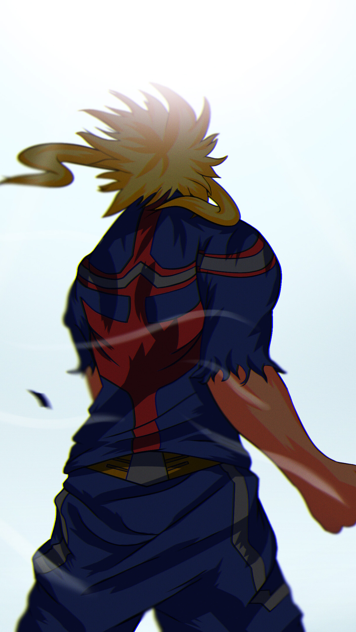 My Hero Academia: All Might, The title of the world's Symbol of Peace. 1440x2560 HD Wallpaper.