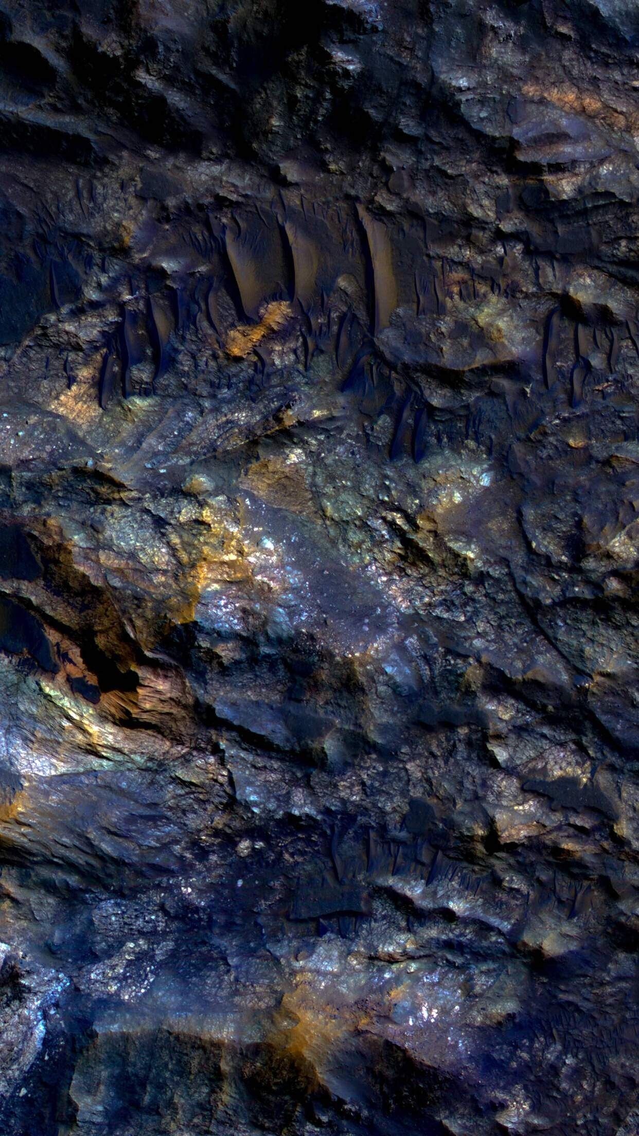 Geology: The solid mineral material forming part of the surface of the earth. 1250x2210 HD Background.