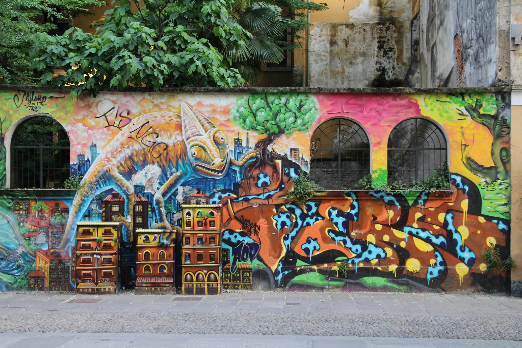 Milan street art, 6 must-see murals, Brera Apartments' guide, 2050x1370 HD Desktop