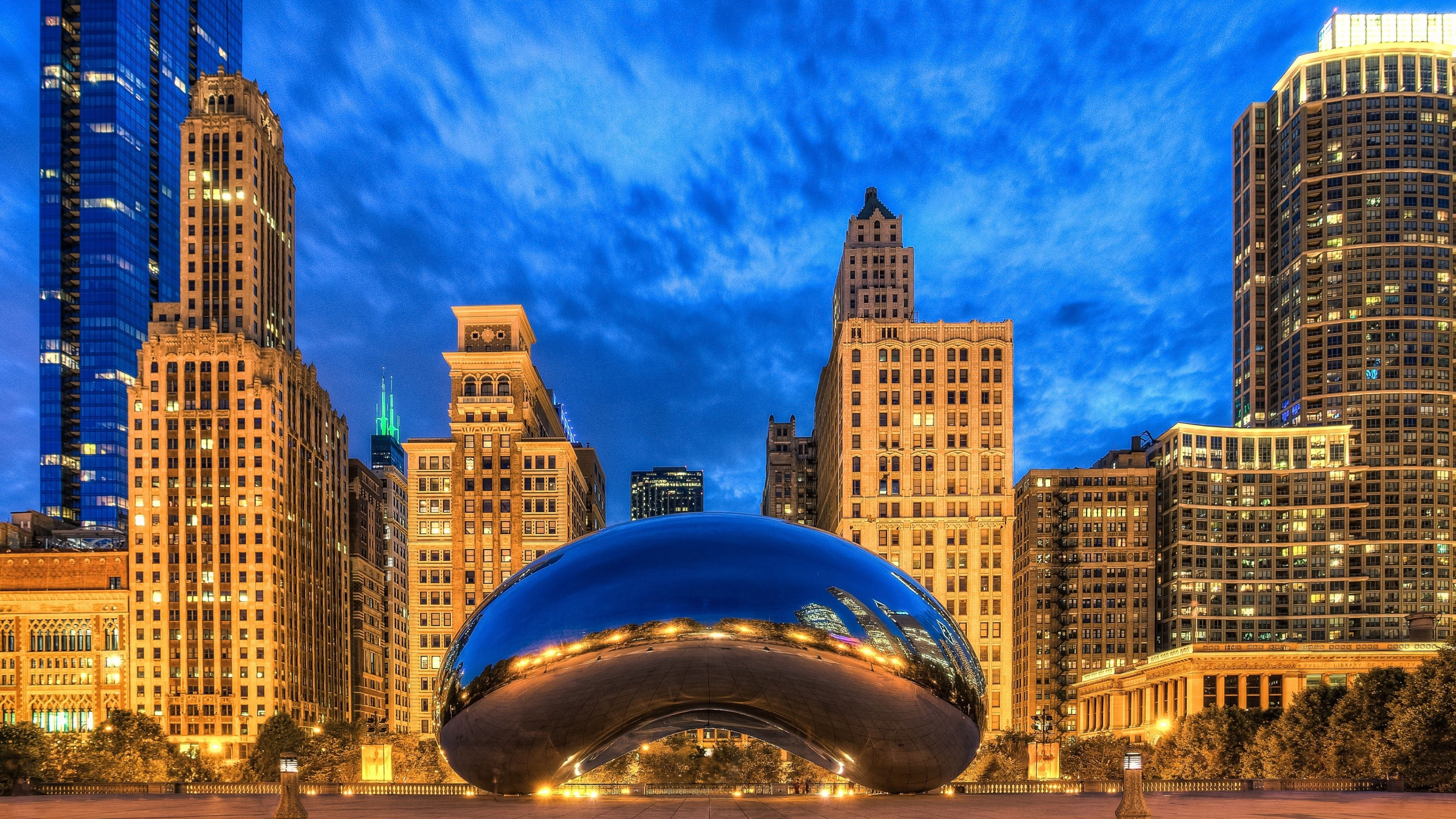 4K Ultra HD Chicago wallpapers, City life, Urban architecture, Stunning views, 3840x2160 4K Desktop