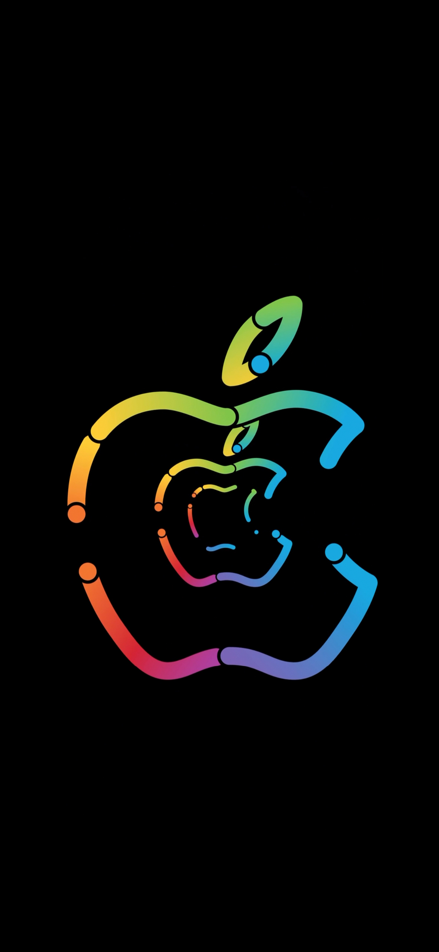 Apple logo animation, iPhone 11 promotional, Dynamic visuals, Interactive charm, 1440x3120 HD Phone