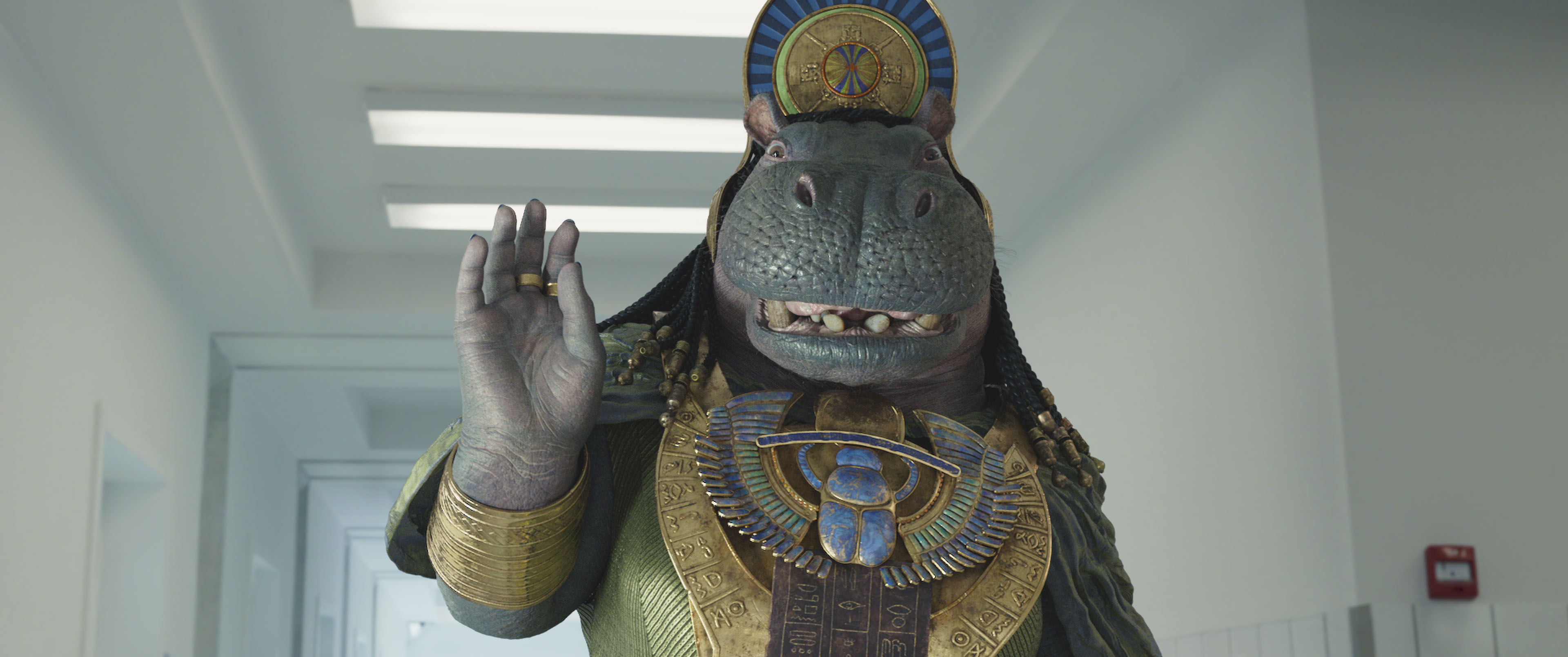 Hippopotamus, Moon Knight, Asylum scenes, Disney reveals, 3840x1610 Dual Screen Desktop