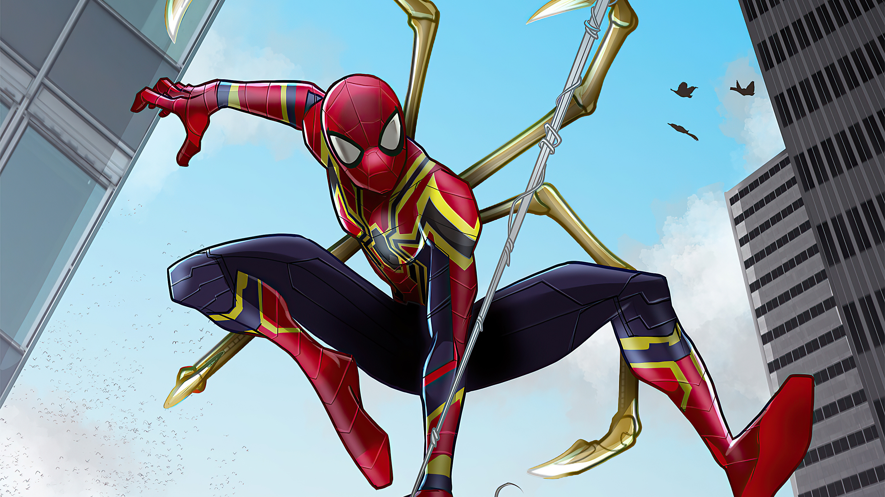 40+ Iron Spider HD Wallpapers and Backgrounds 2980x1680