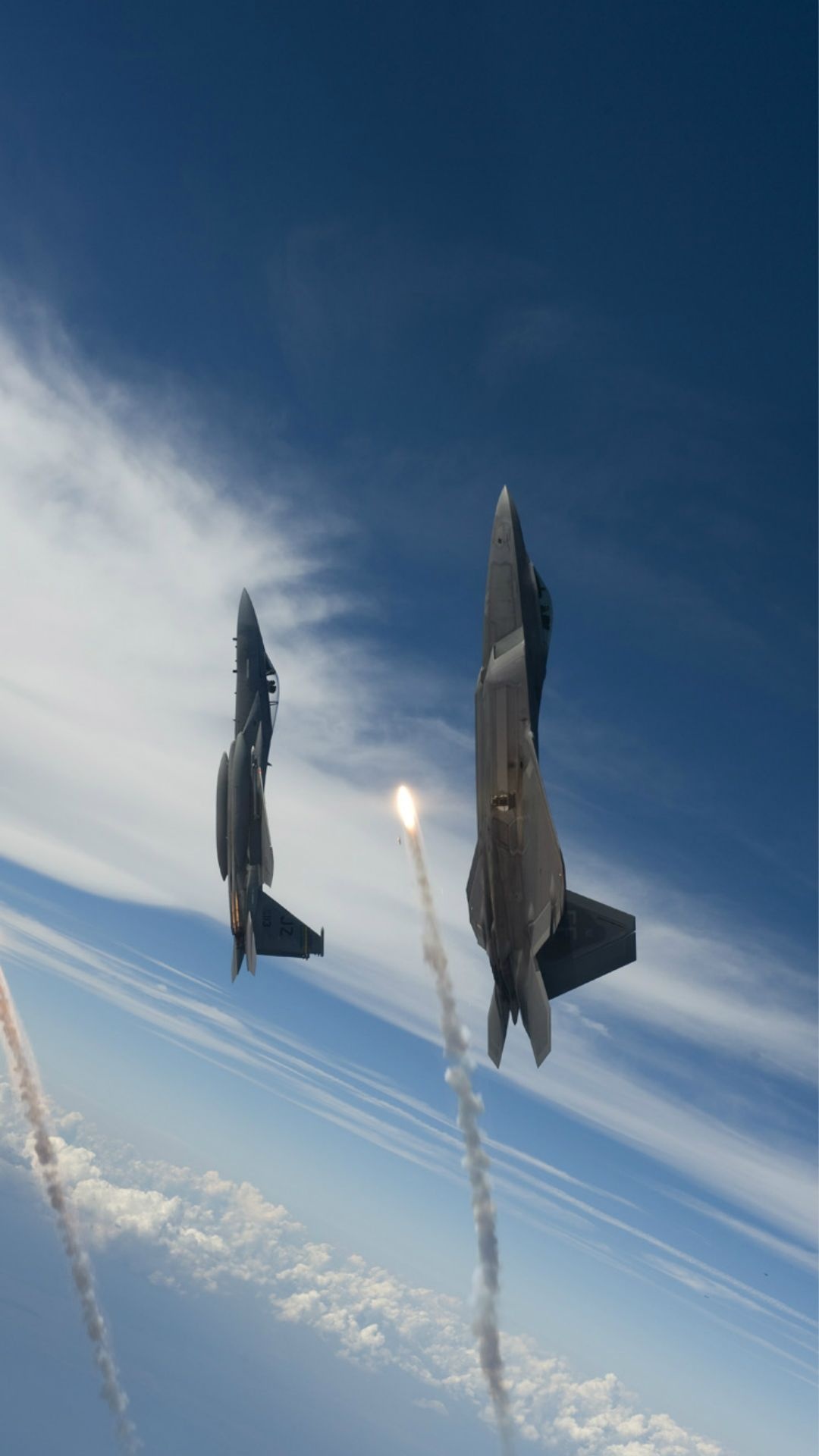 F-22 Raptor, USAF iPhone wallpapers, Military aviation, Top-notch technology, 1080x1920 Full HD Phone