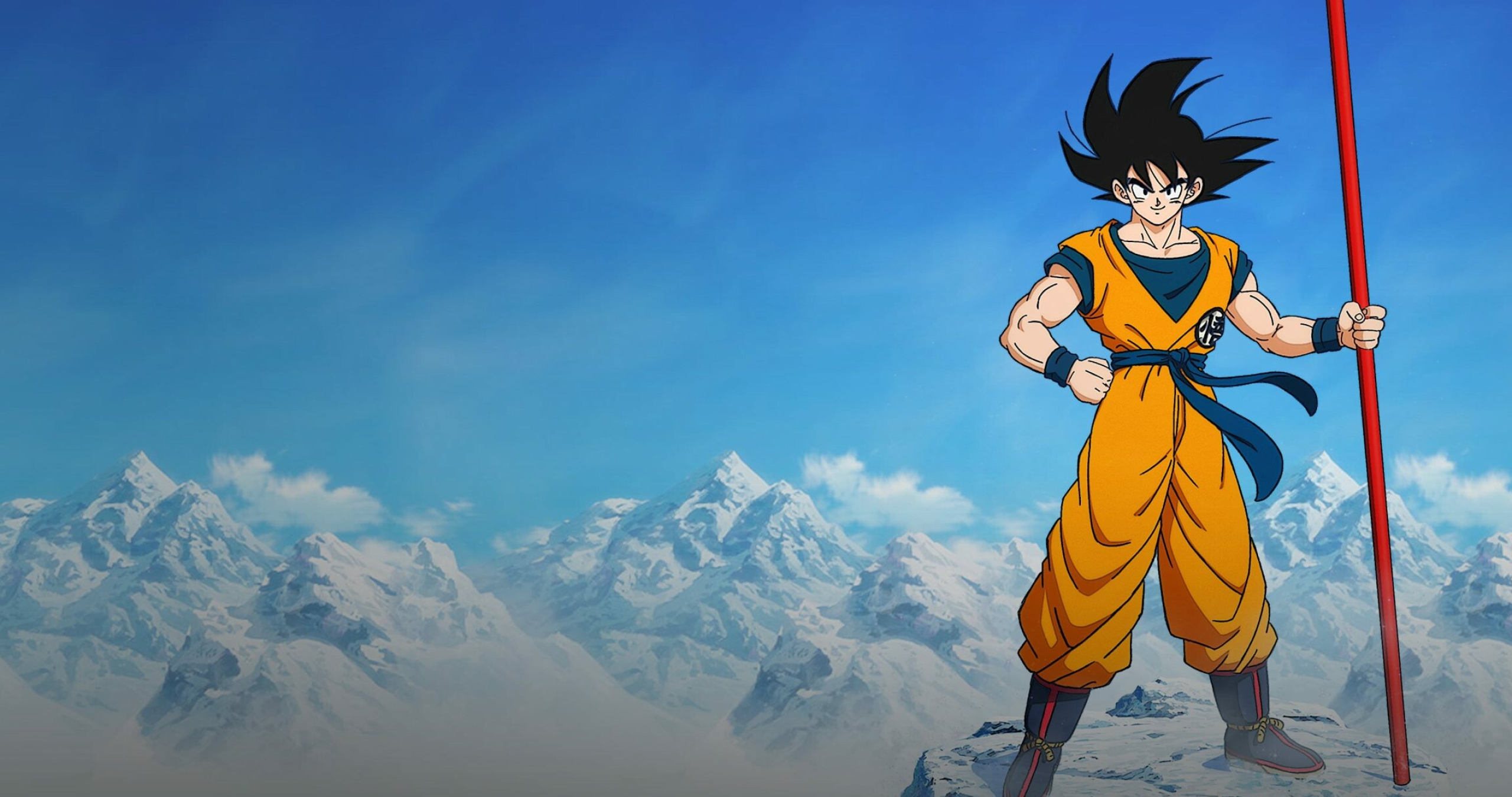 Dragon Ball Z: Son Goku, born with the Saiyan name Kakarot. 2560x1350 HD Background.