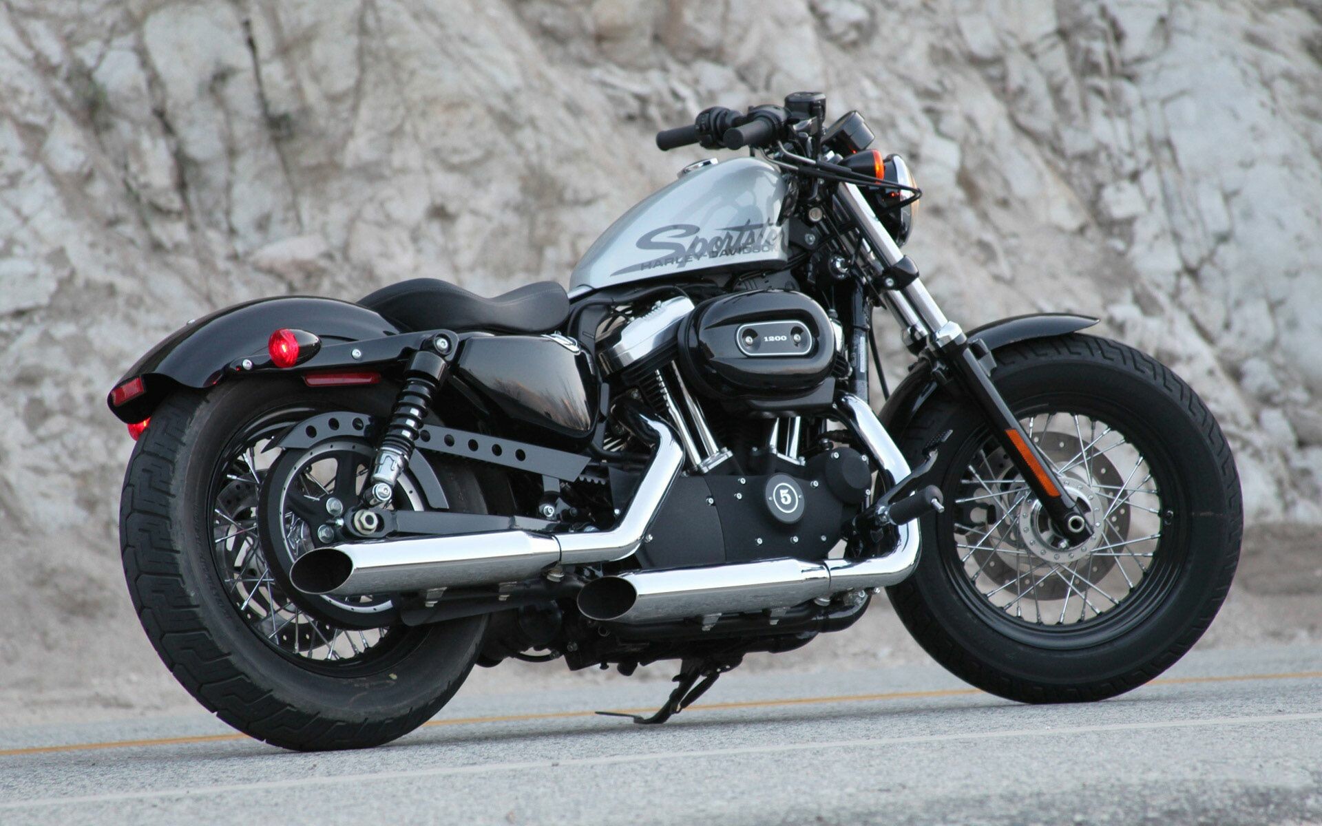 Harley-Davidson: Sportster XL 1200X Forty-Eight 2012, American manufacturer. 1920x1200 HD Wallpaper.