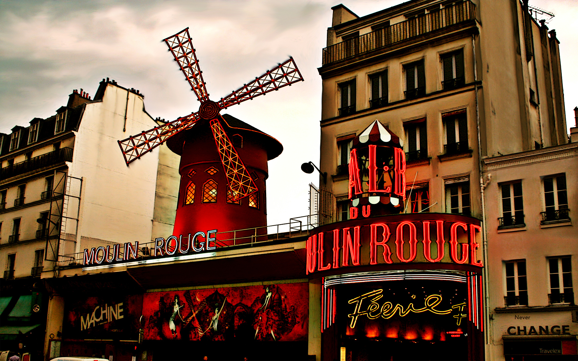 Moulin Rouge Paris, Travelontop, Travels expertise, Baton wallpapers, 1920x1200 HD Desktop