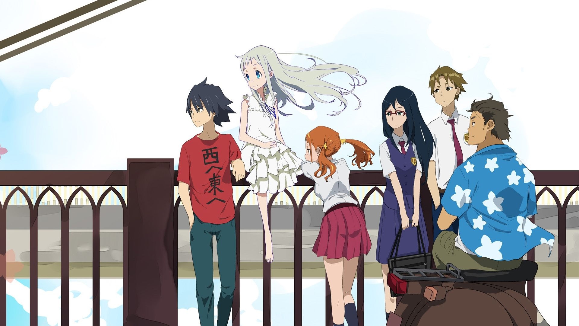 Anohana: The Flower We Saw That Day, Wallpaper collection, Emotional backgrounds, Animated drama, 1920x1080 Full HD Desktop