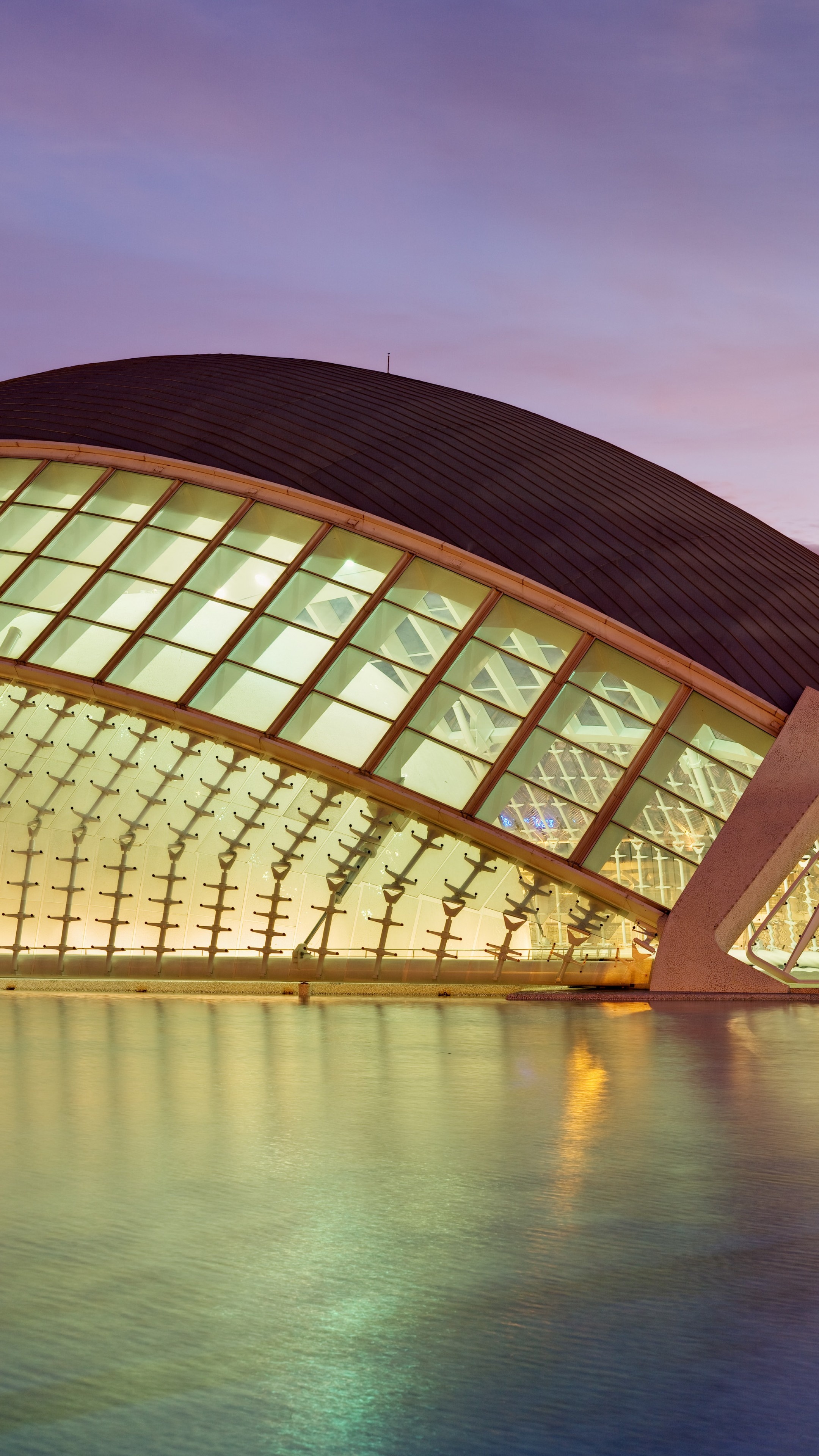 Planetarium city of arts and sciences, Valencian tourism, Architectural beauty, Travel architecture, 2160x3840 4K Handy