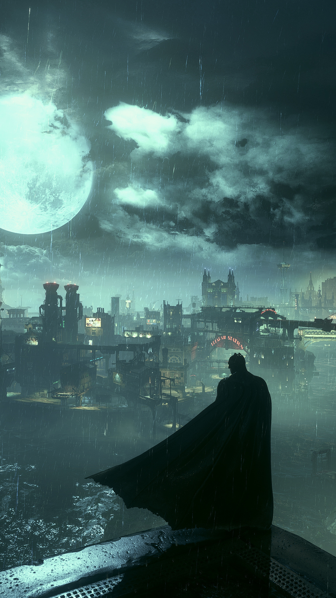 Batman Arkham, Gotham City, 1080x1920 Full HD Handy