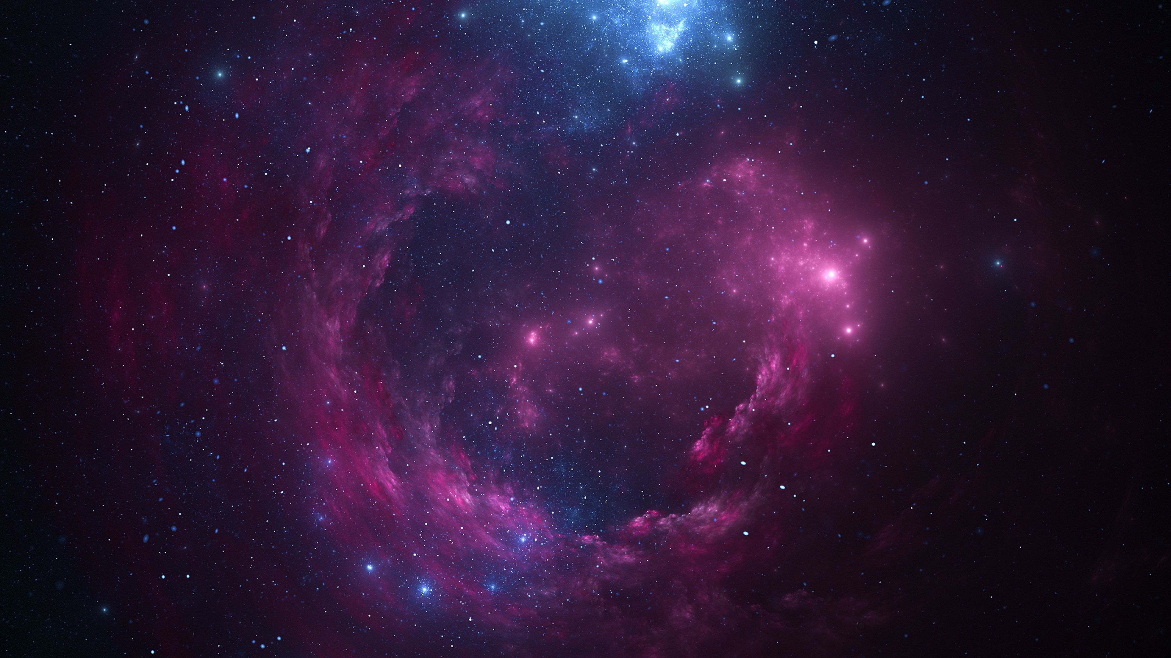 Universe space, Pink space wallpapers, Dreamy cosmic scenery, Celestial beauty, 3840x2160 4K Desktop