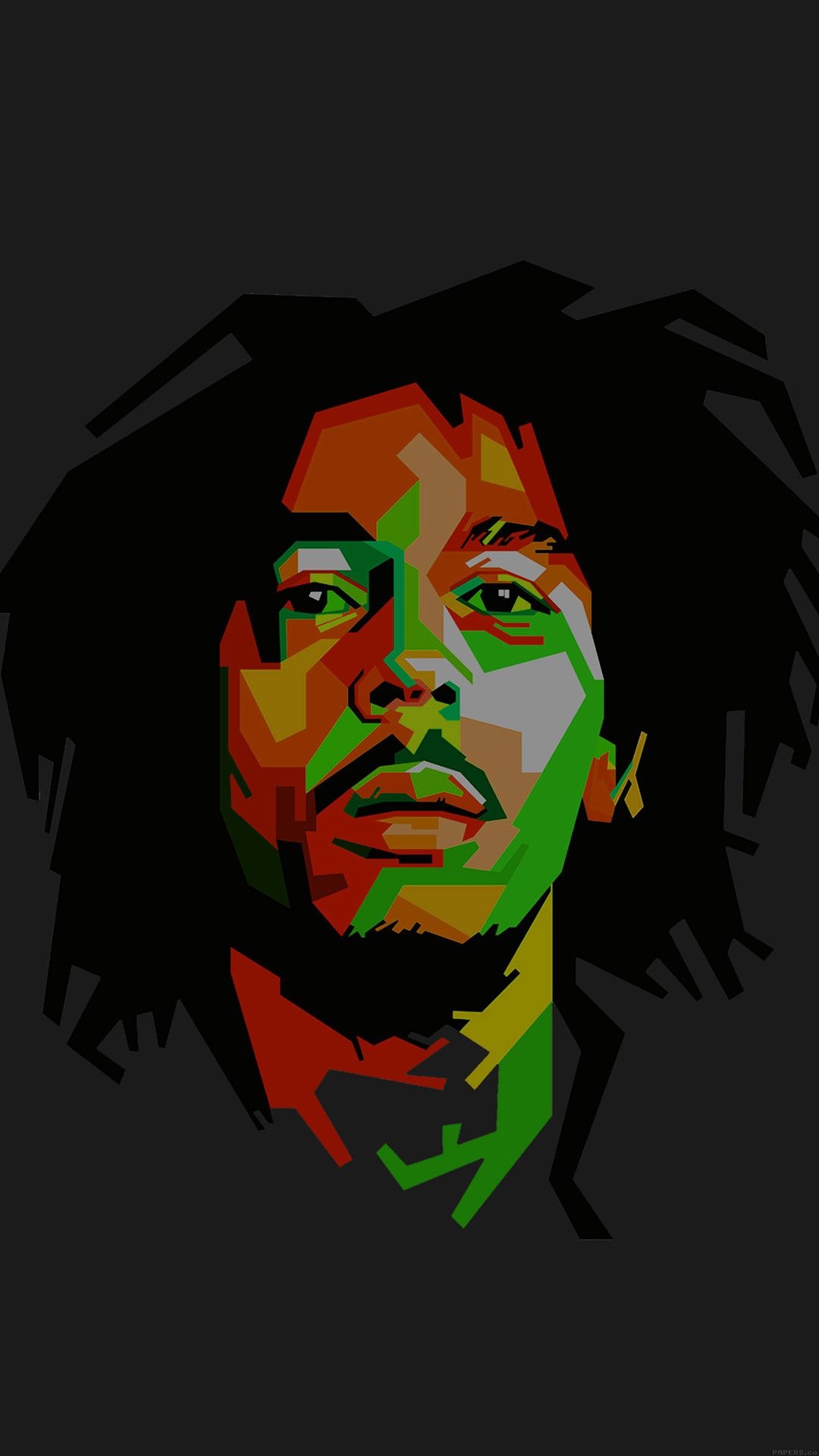 Bob Marley: ‘One Love’, voted the best song of the 20th century. 1080x1920 Full HD Wallpaper.