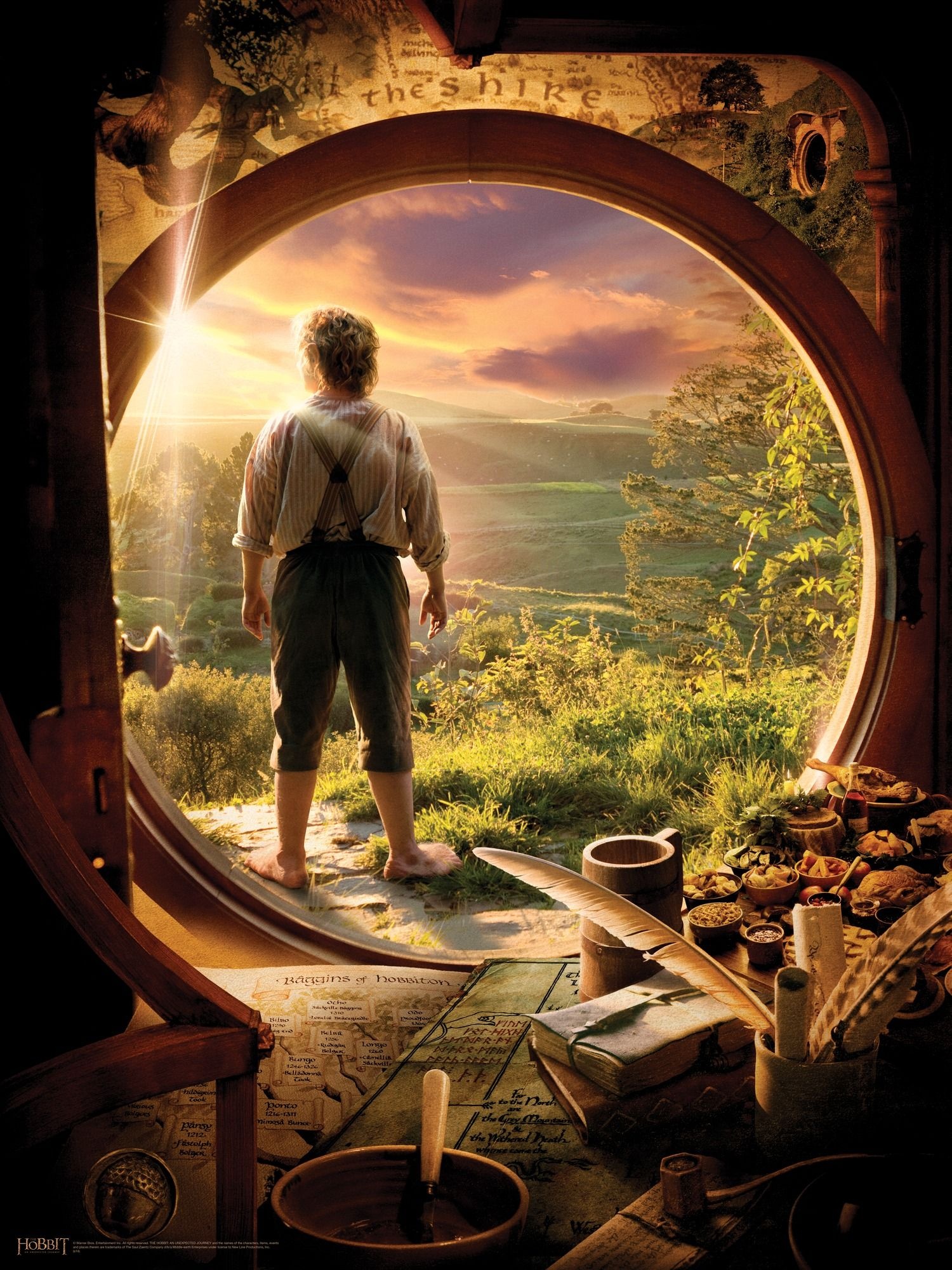 Bilbo, Lord of the Rings, Bag End, Characters, 1500x2000 HD Handy