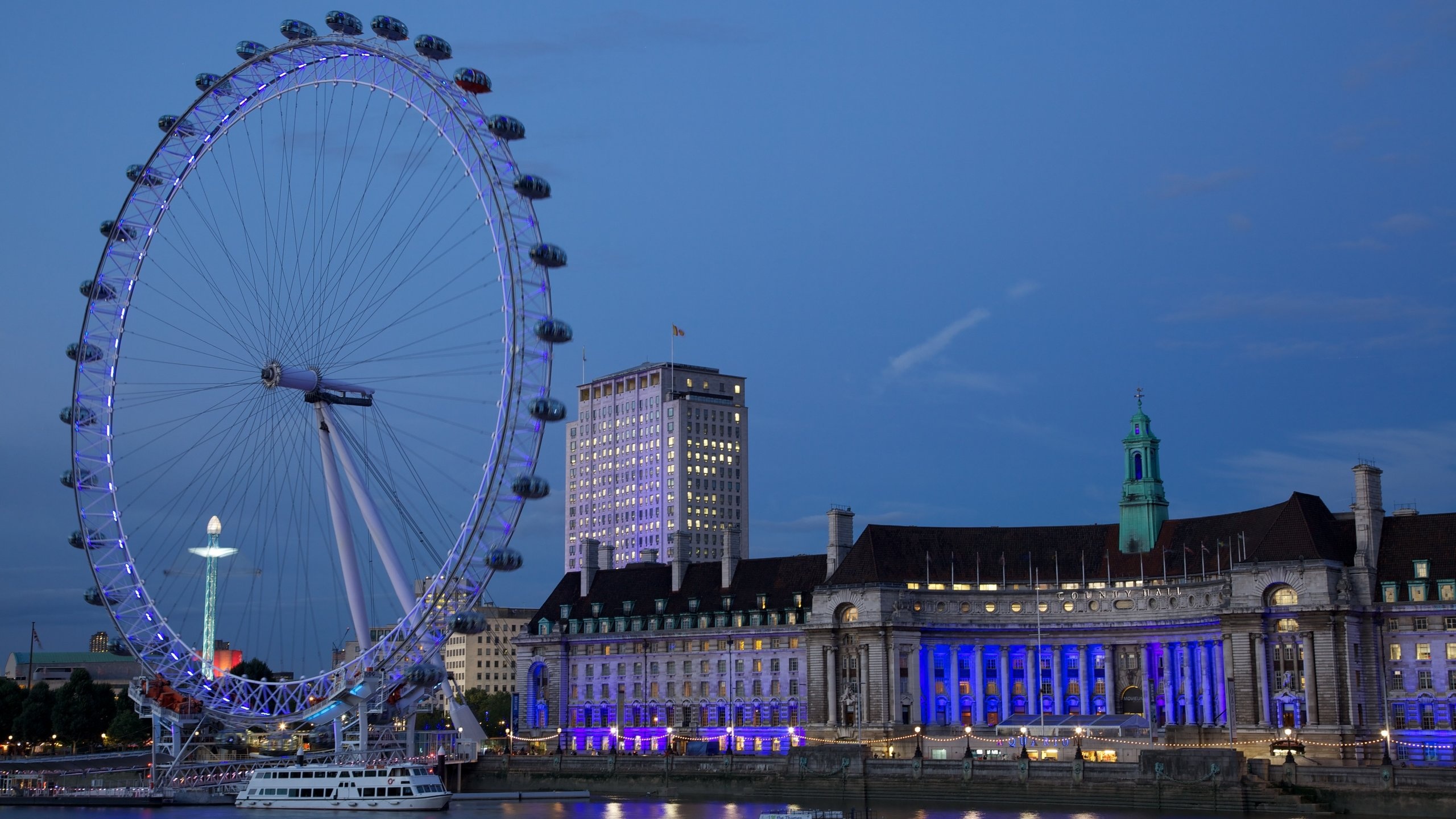 London Eye, Holiday apartment, London accommodation, Travel experience, 2560x1440 HD Desktop