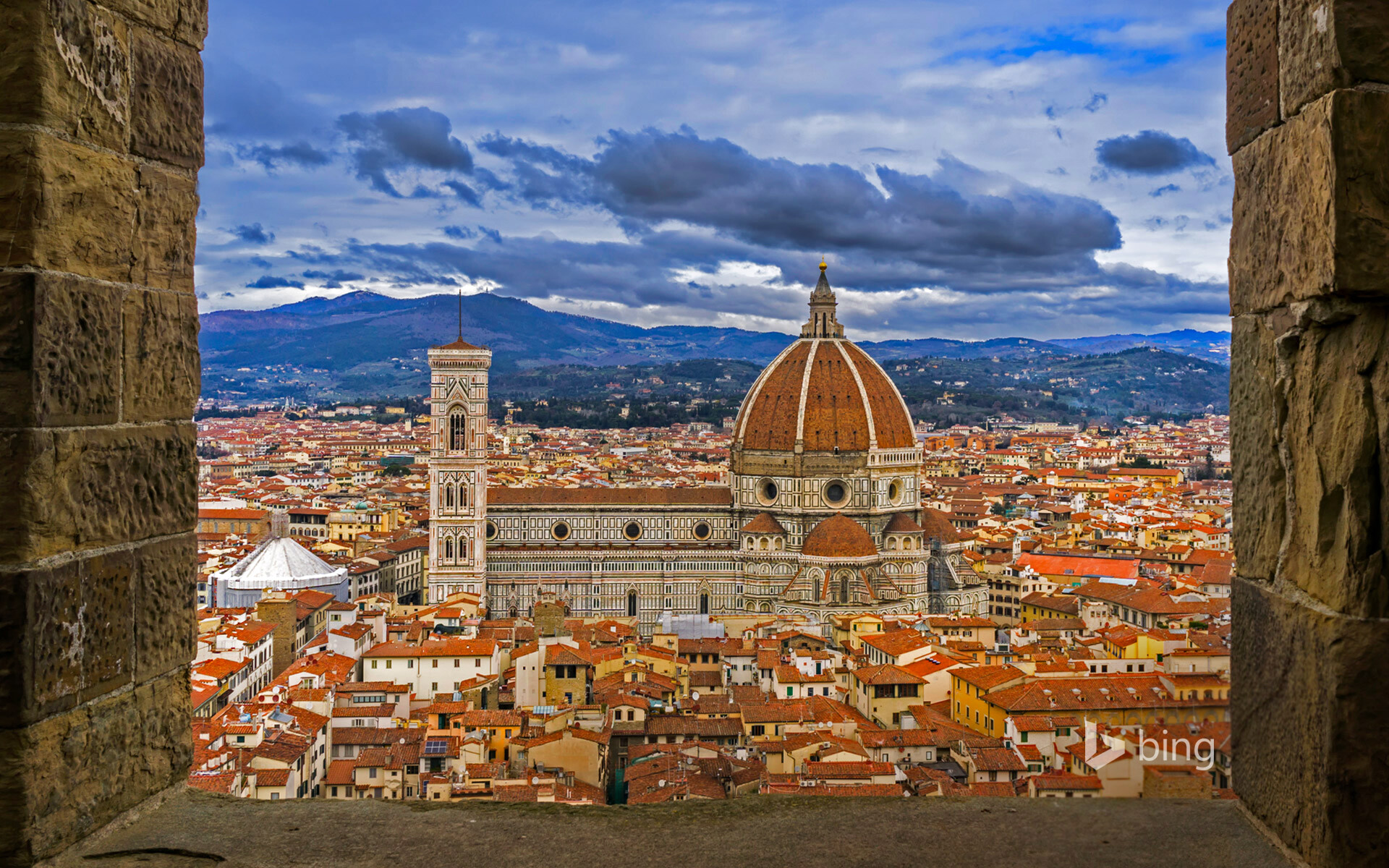 Italy: Florence, Cathedral of Saint Mary of the Flower. 1920x1200 HD Wallpaper.