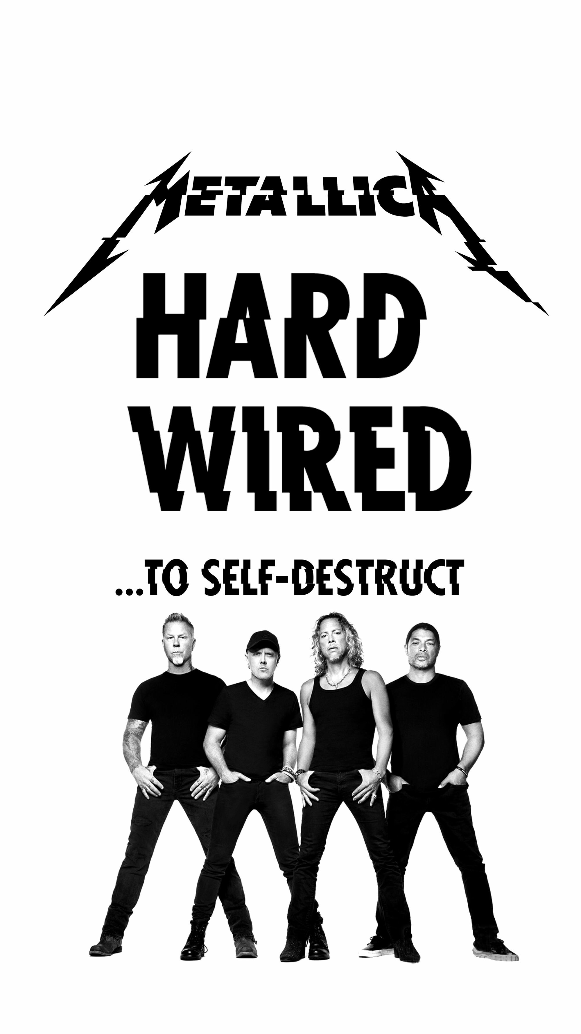 Metallica: Hardwired... to Self-Destruct, The tenth studio album by American heavy metal band. 2000x3560 HD Background.