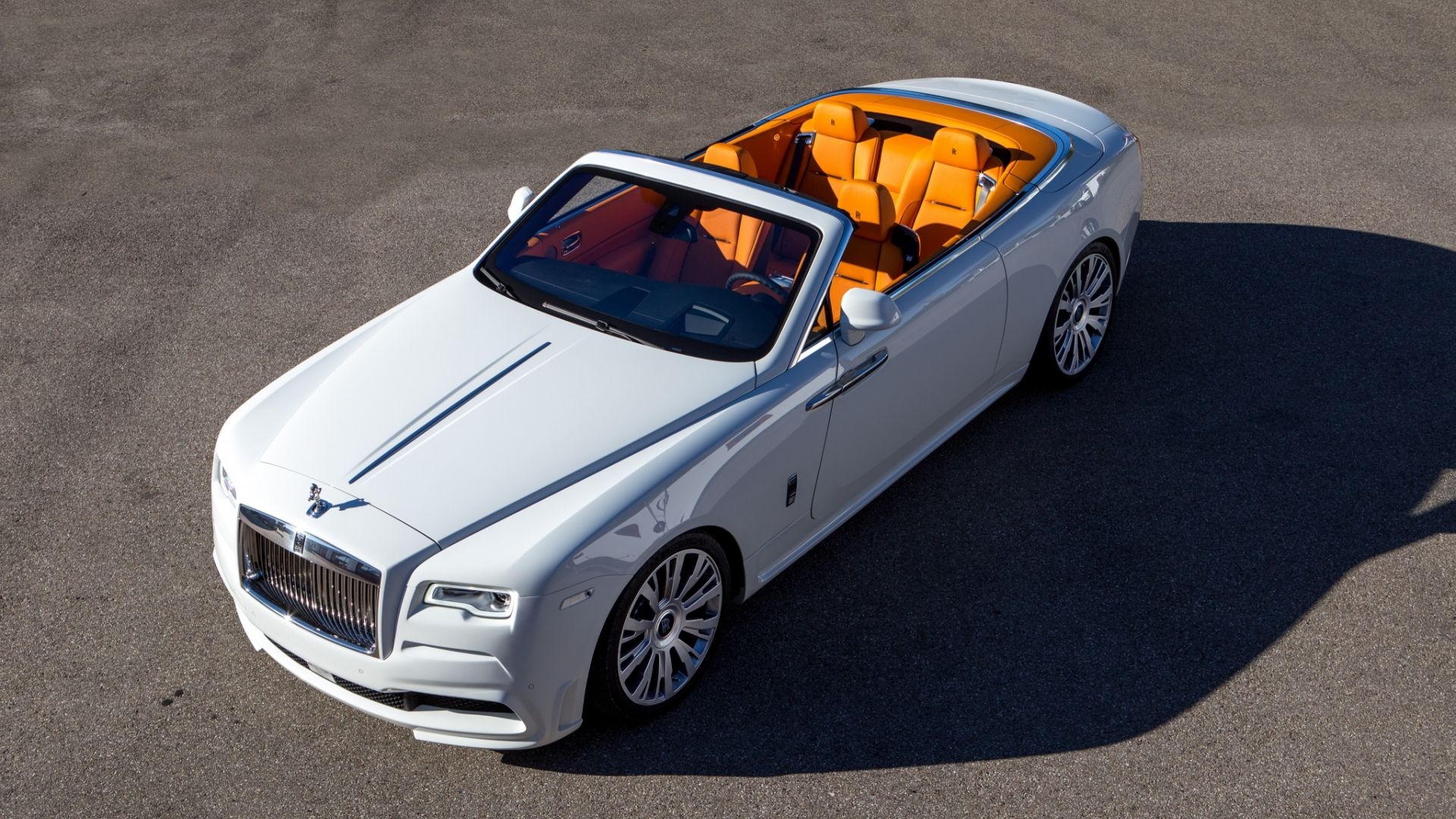 Rolls-Royce Dawn Top View, Luxury Car HD, CBYWYE, Auto, 1920x1080 Full HD Desktop