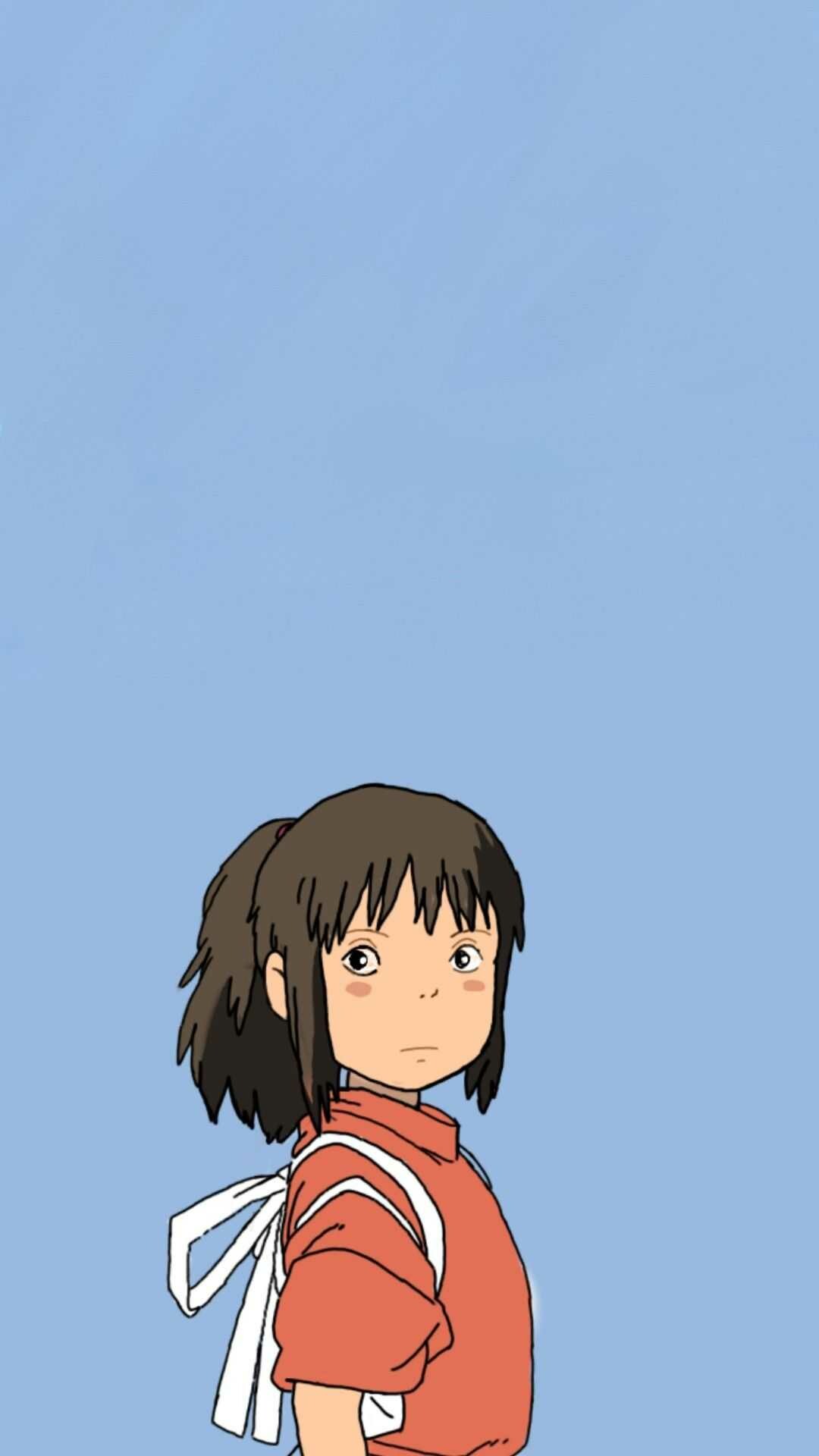 Spirited Away: Chihiro, Manga character, Voiced by Ogino Chihiro. 1080x1920 Full HD Background.